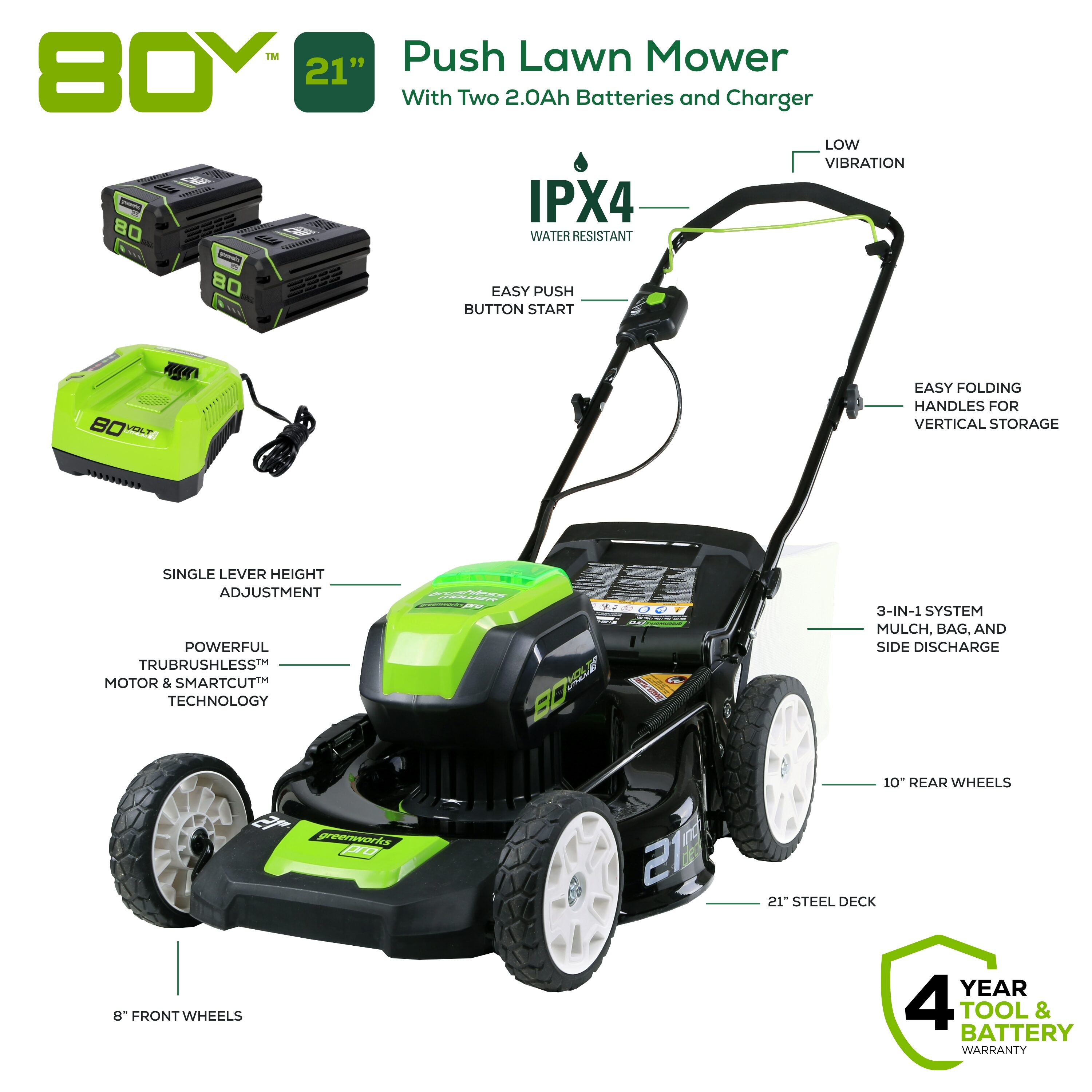 BAD BOY MOWERS E-SERIES 80V BRUSHLESS ATTACHMENT CAPABLE 16