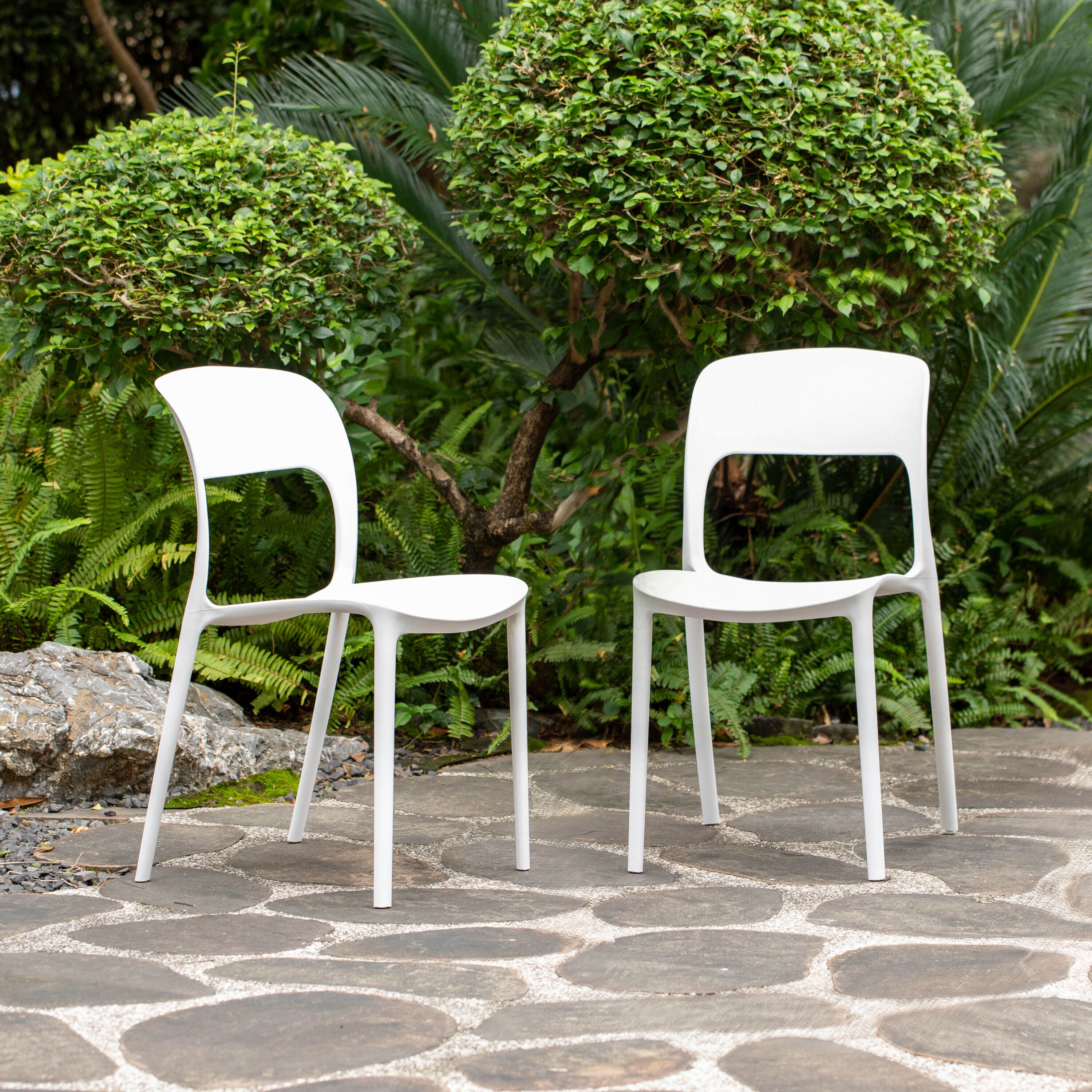 FABULAXE QI004227.WT Dining-Chairs - View #6