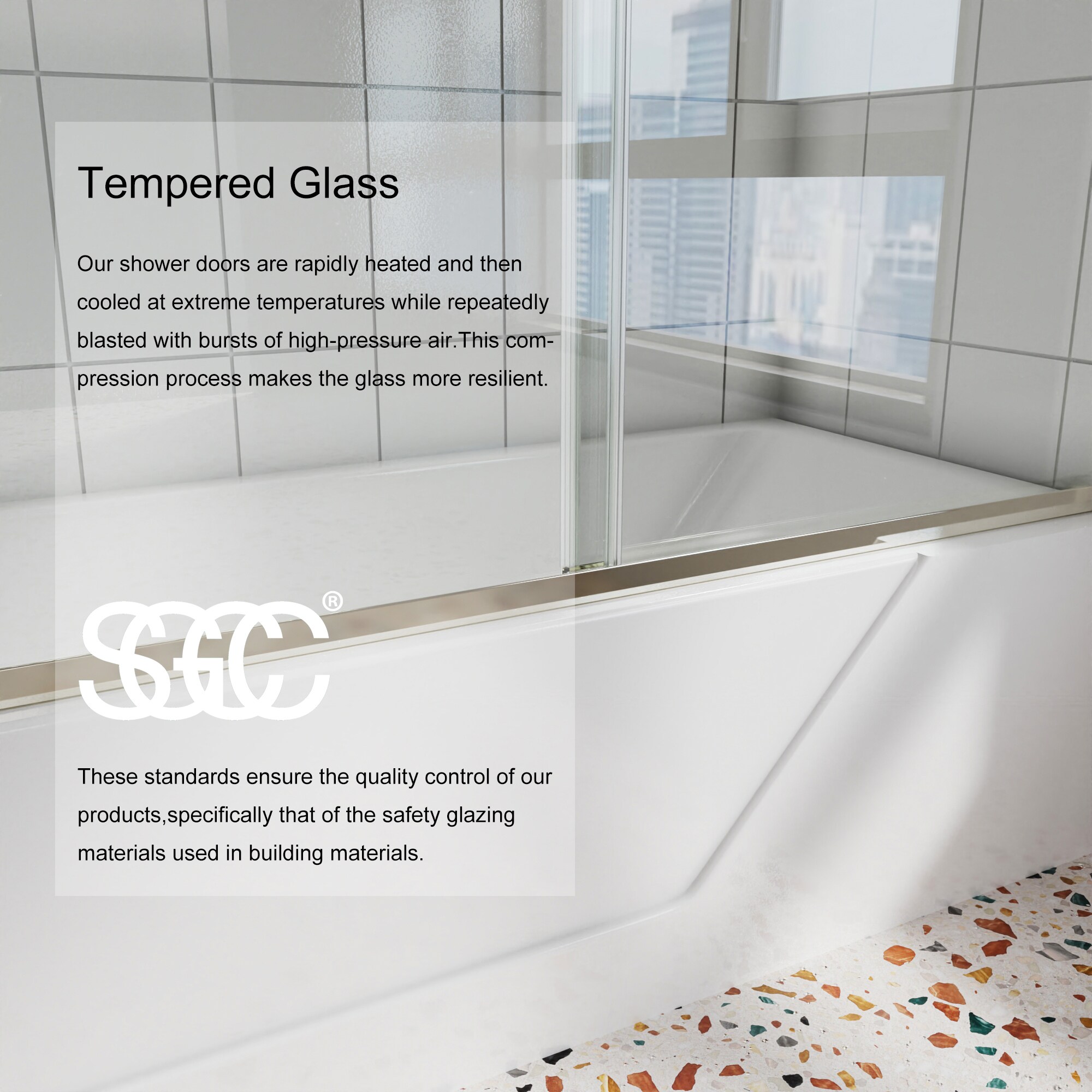 CASAINC EXB-B020-MB Shower-Doors - View #4