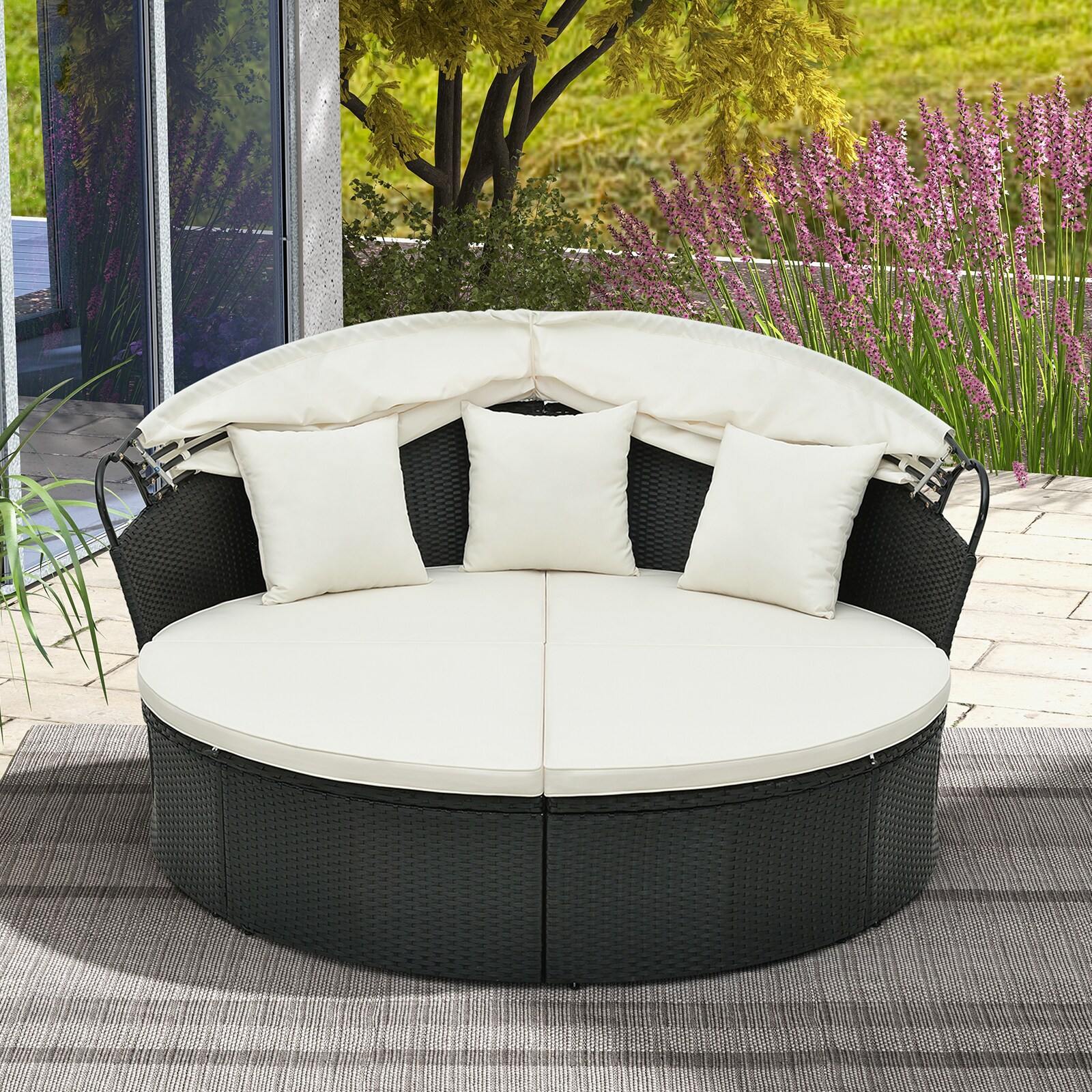 Slickblue D-CO-+HW46517WH Patio-Sofas-Daybeds - View #6