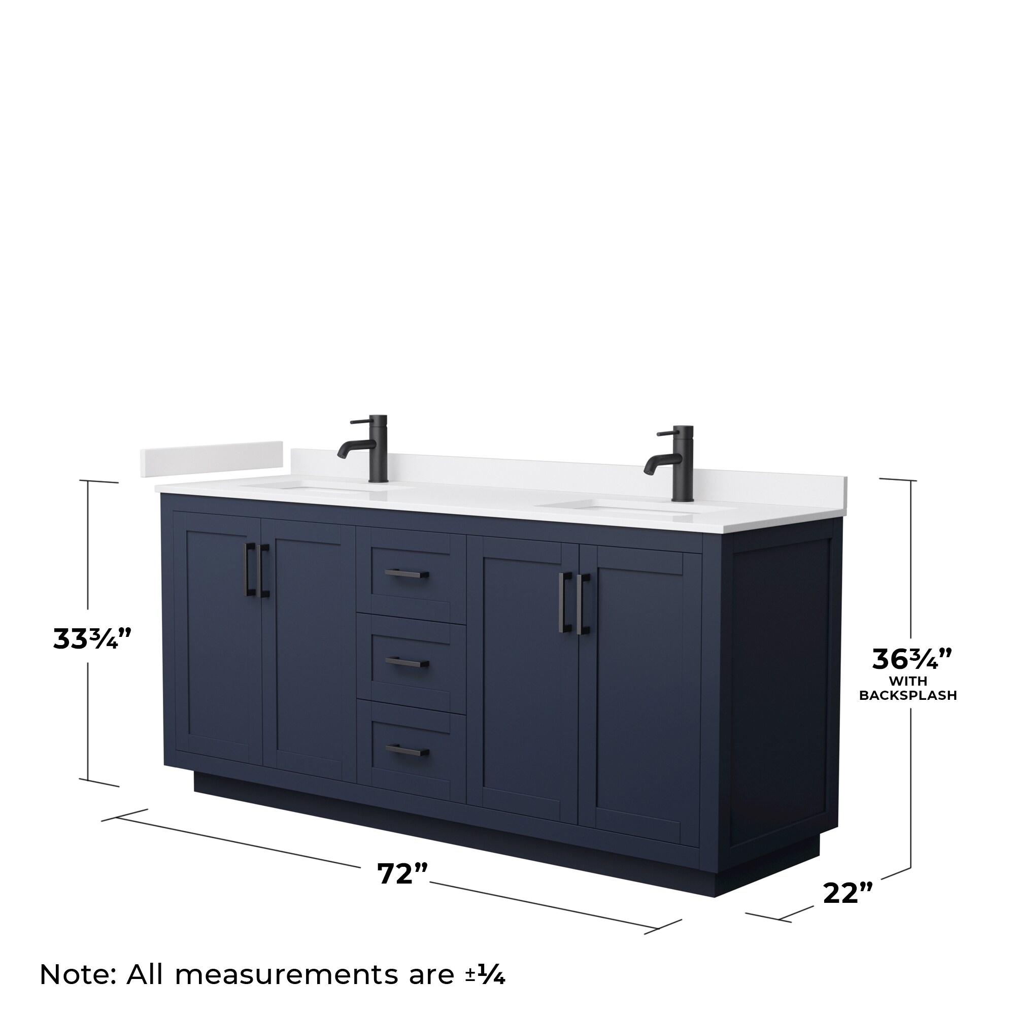 Wyndham Collection WCF292972DBBWCUNSMXX Bath-Vanity-Combo - View #5