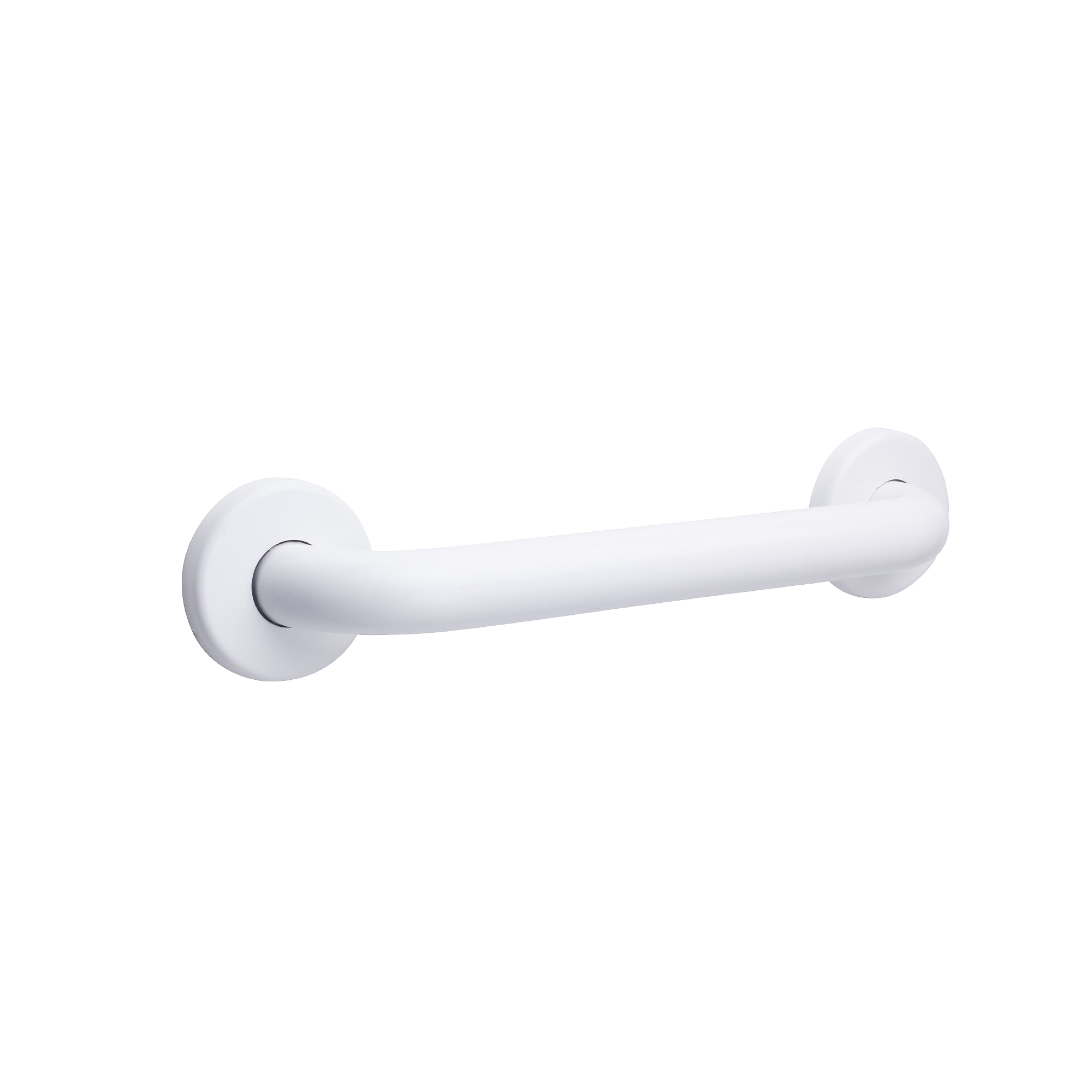 CSI Bathware BAR-SB12-TW-125-PW Straight bar 12-in Powder White Wall Mount ADA Compliant Grab Bar (500-lb Weight Capacity)
