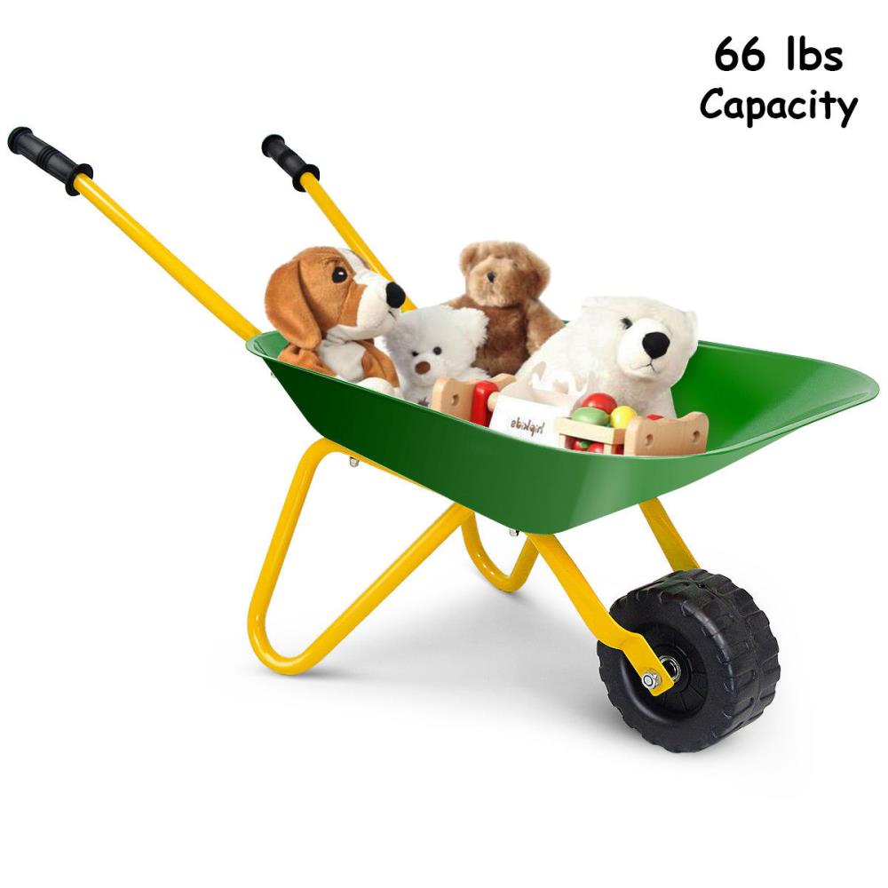 Black and Decker 20 Liter Realistic Wheelbarrow for Kids Ages 3