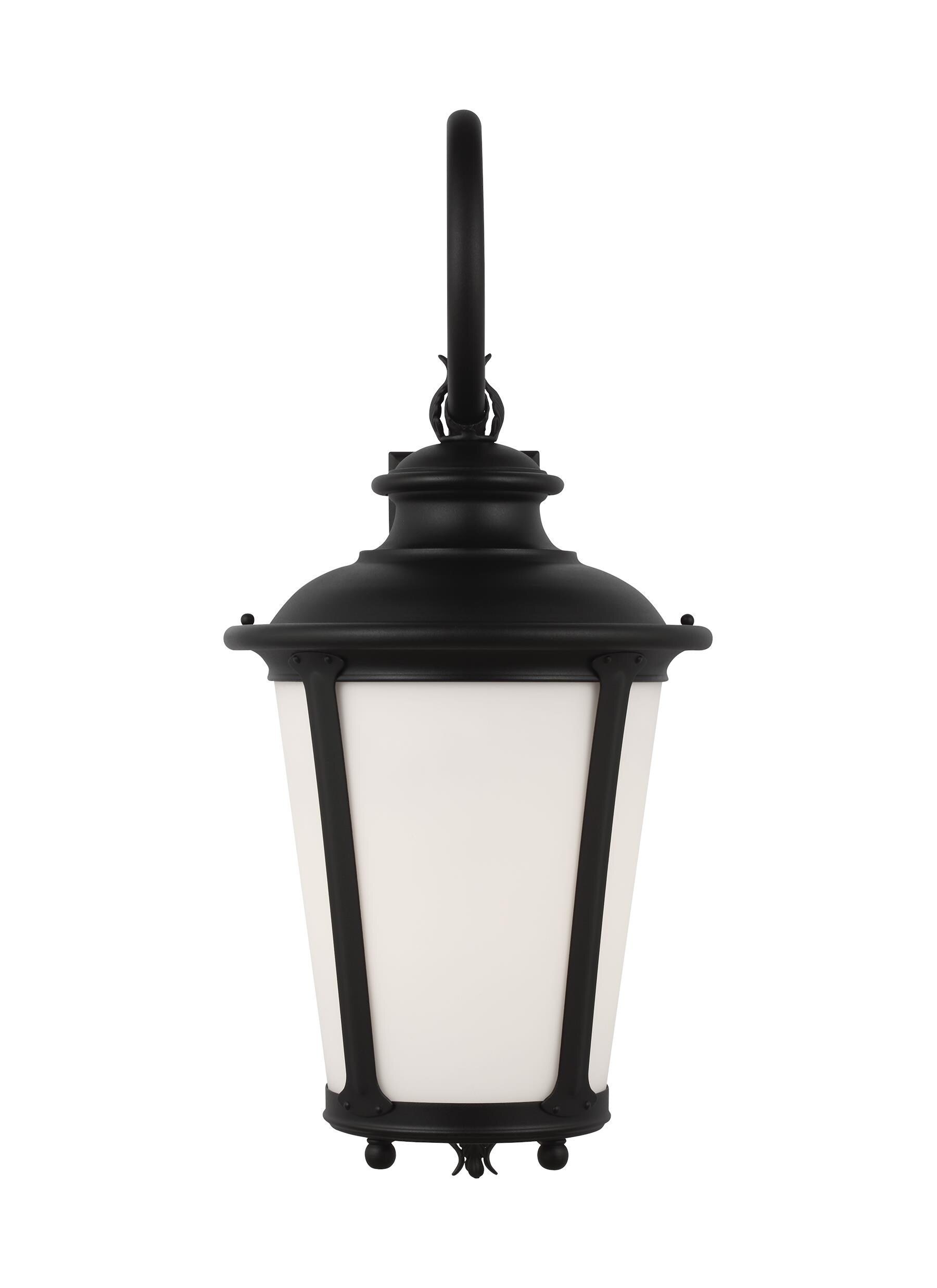 Generation Lighting 88243-12 Cape May 1 -Light 29.75-in H Black Hardwired Outdoor Wall Light