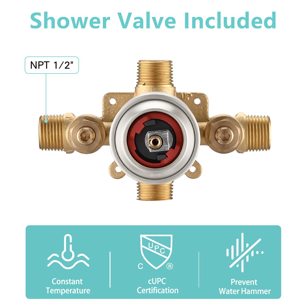 EQLOO AE137-CH Fixed-Showerhead - View #9