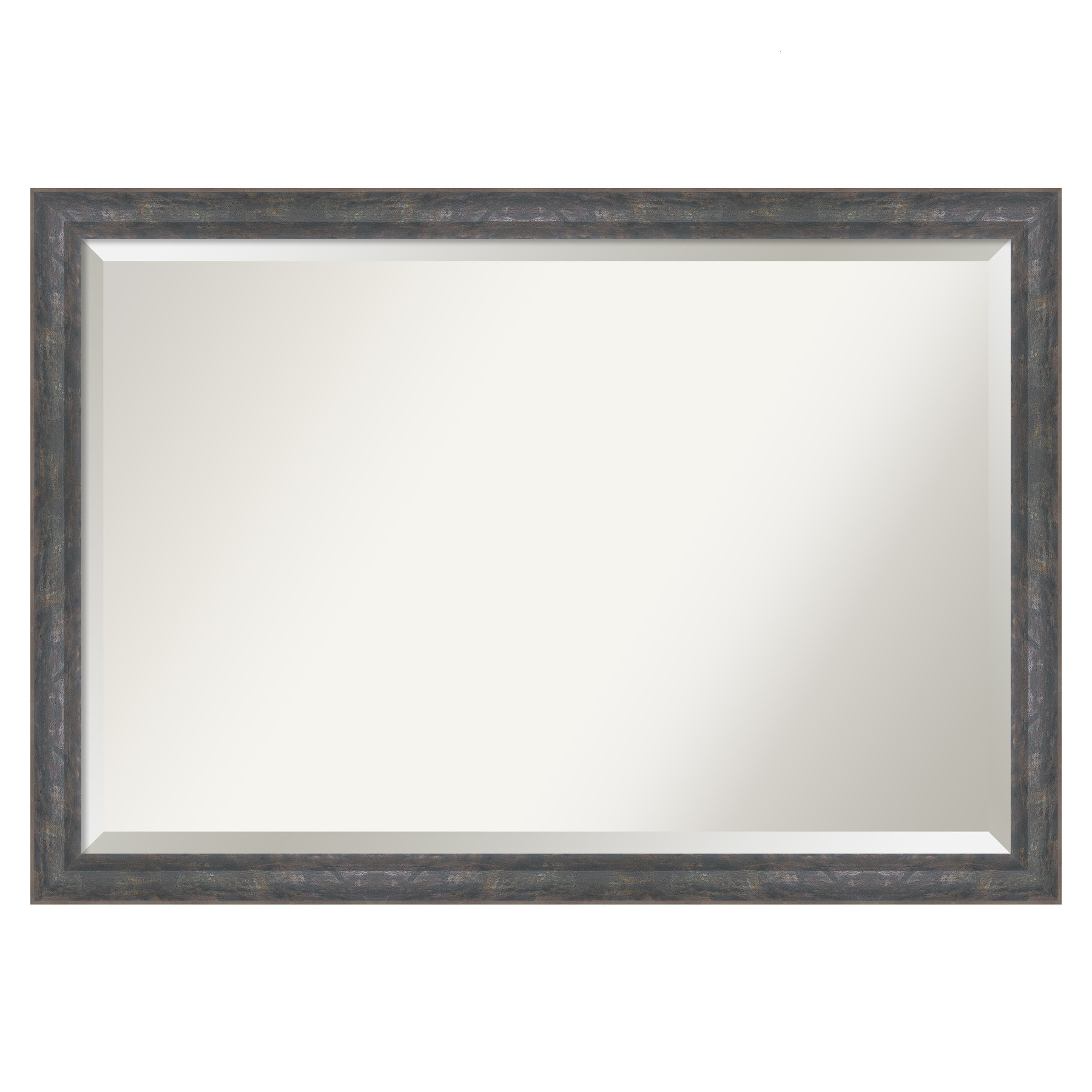 Amanti Art A17008100434 Angled Metallic Rainbow Frame 39.25-Inches W x 27.25-Inches H Rectangle Angled Metallic Rainbow Framed Vanity Mirror