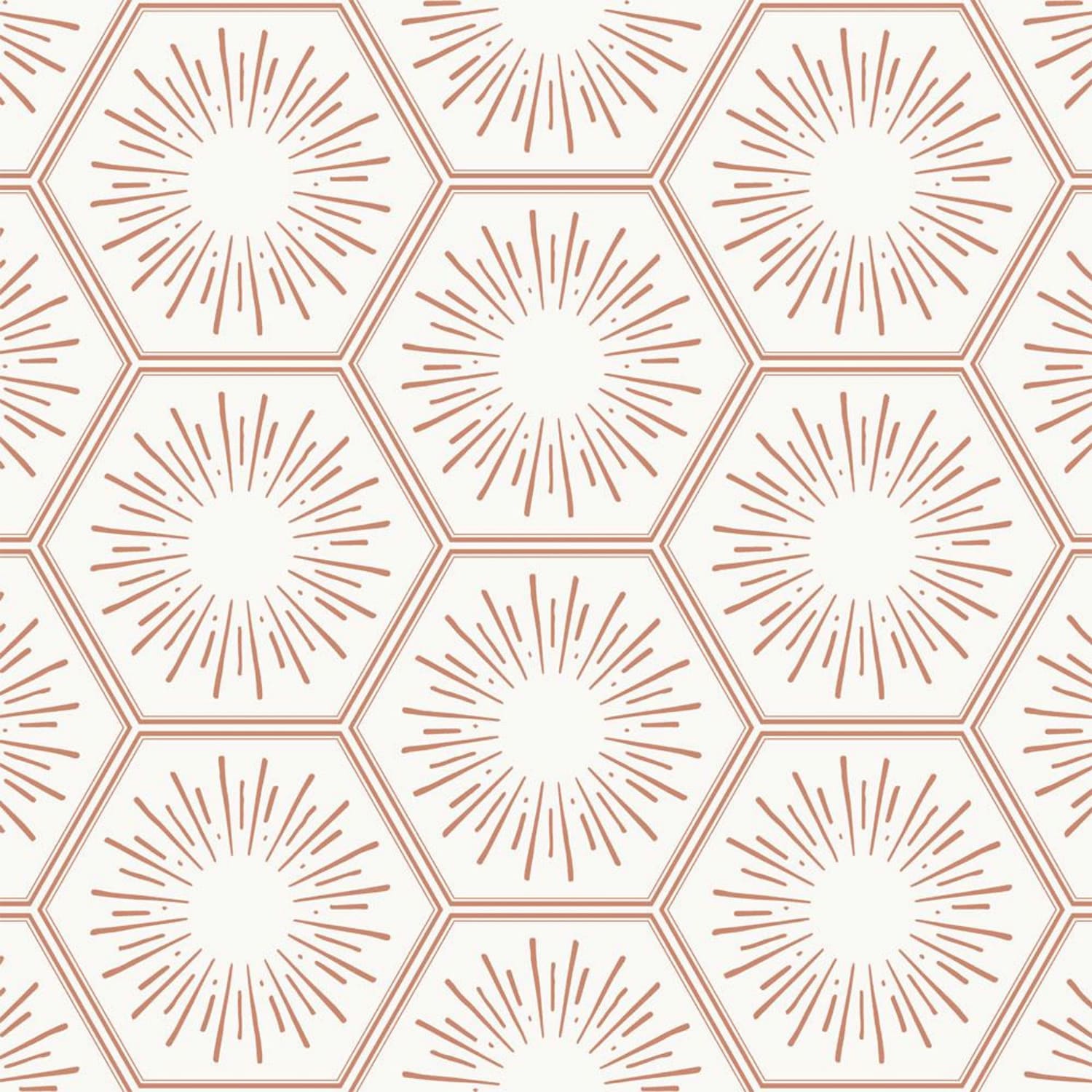 Tempaper HS16015 28-Sq. Feet Autumn Bronze Vinyl Geometric Self-adhesive Peel and Stick Wallpaper