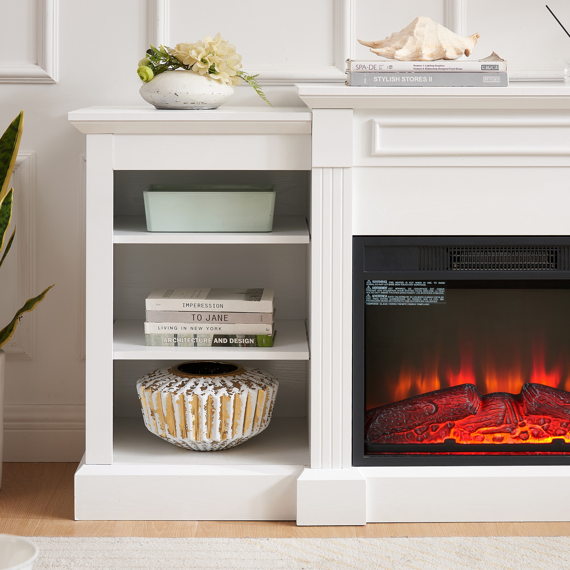 SINOFURN SYA170016WD Electric-Fireplaces - View #3