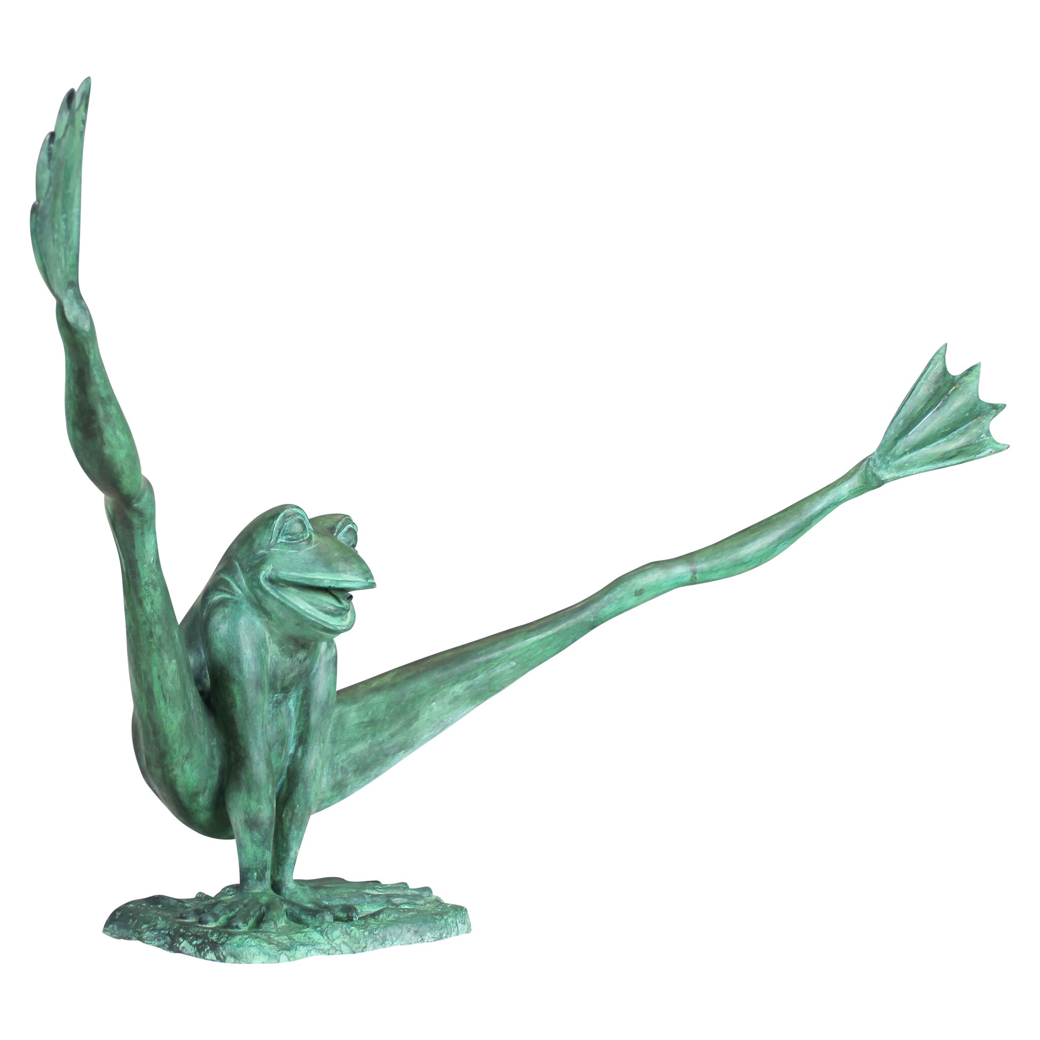 Design Toscano 22 In H X 32 In W Multiple Colorsfinishes Frog Garden Statue At 4317