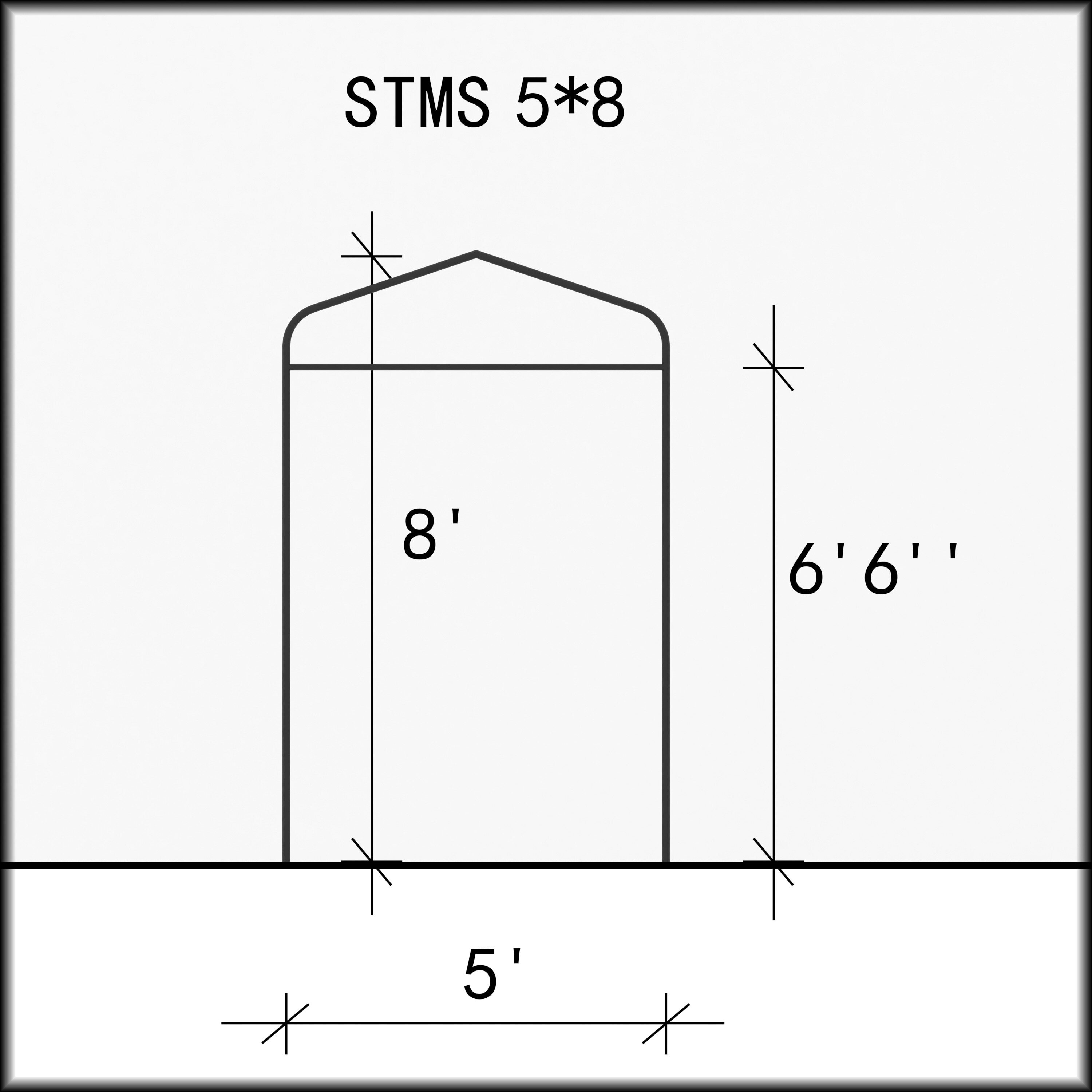 Gazebo Penguin TM5X8-200-WHI Metal-Storage-Buildings-Sheds - View #13