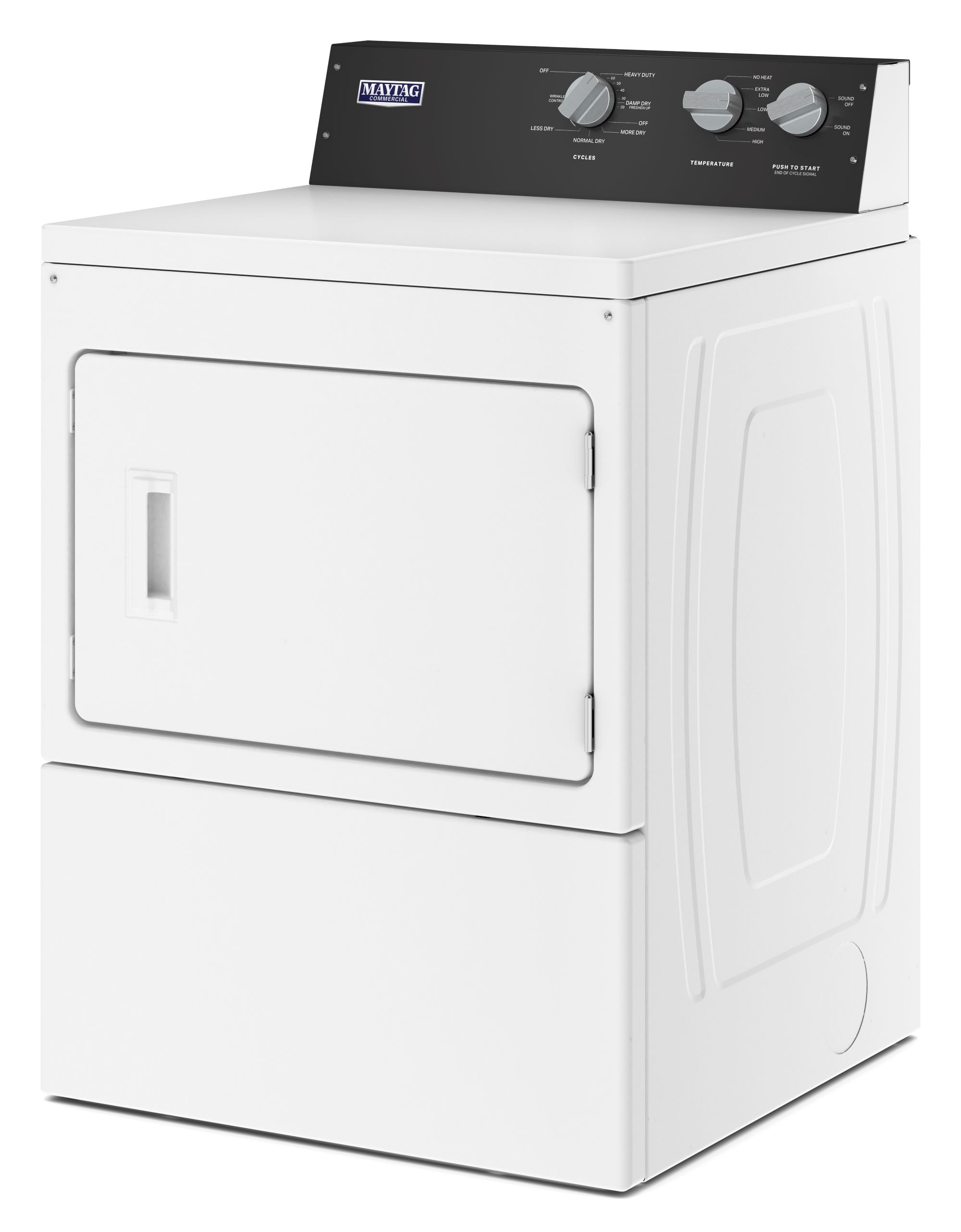 Maytag 7-cu ft Vented Electric Dryer (White) MEDP585GW at Lowes.com