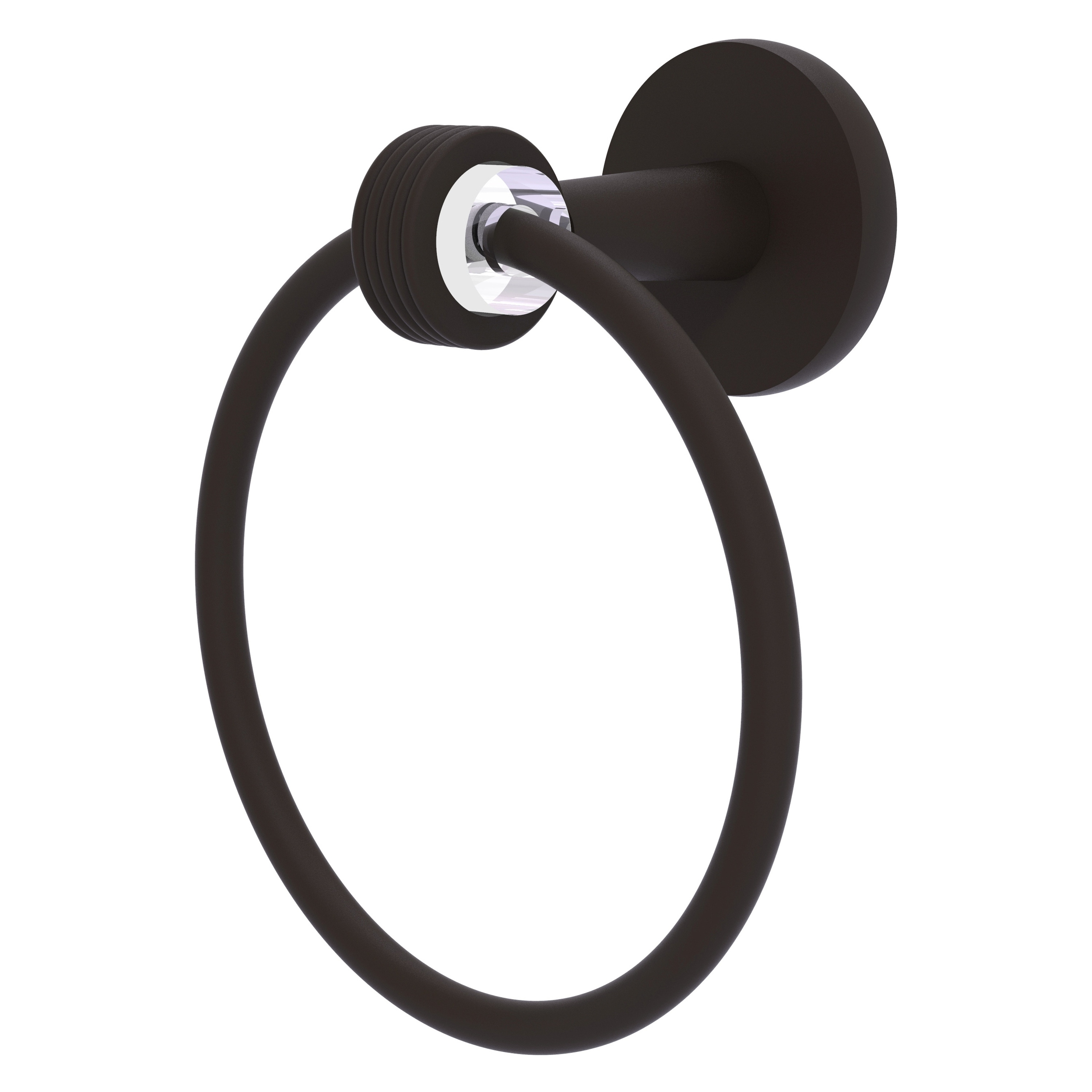 Allied Brass CV-16G-ORB Clearview Oil-rubbed bronze Wall mount Single Towel Ring