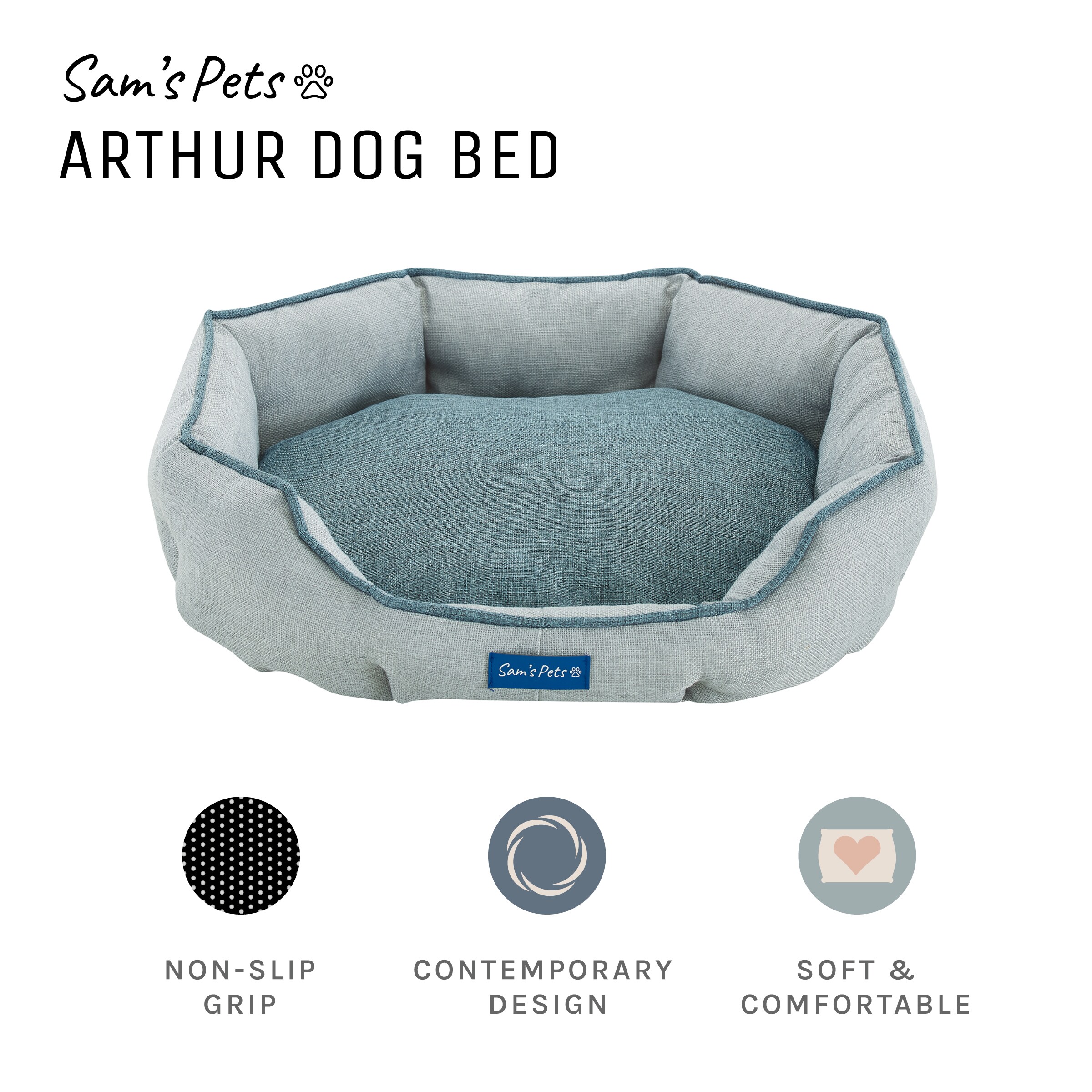 Sam's Pets SP-DB1225GY Pet-Beds - View #7