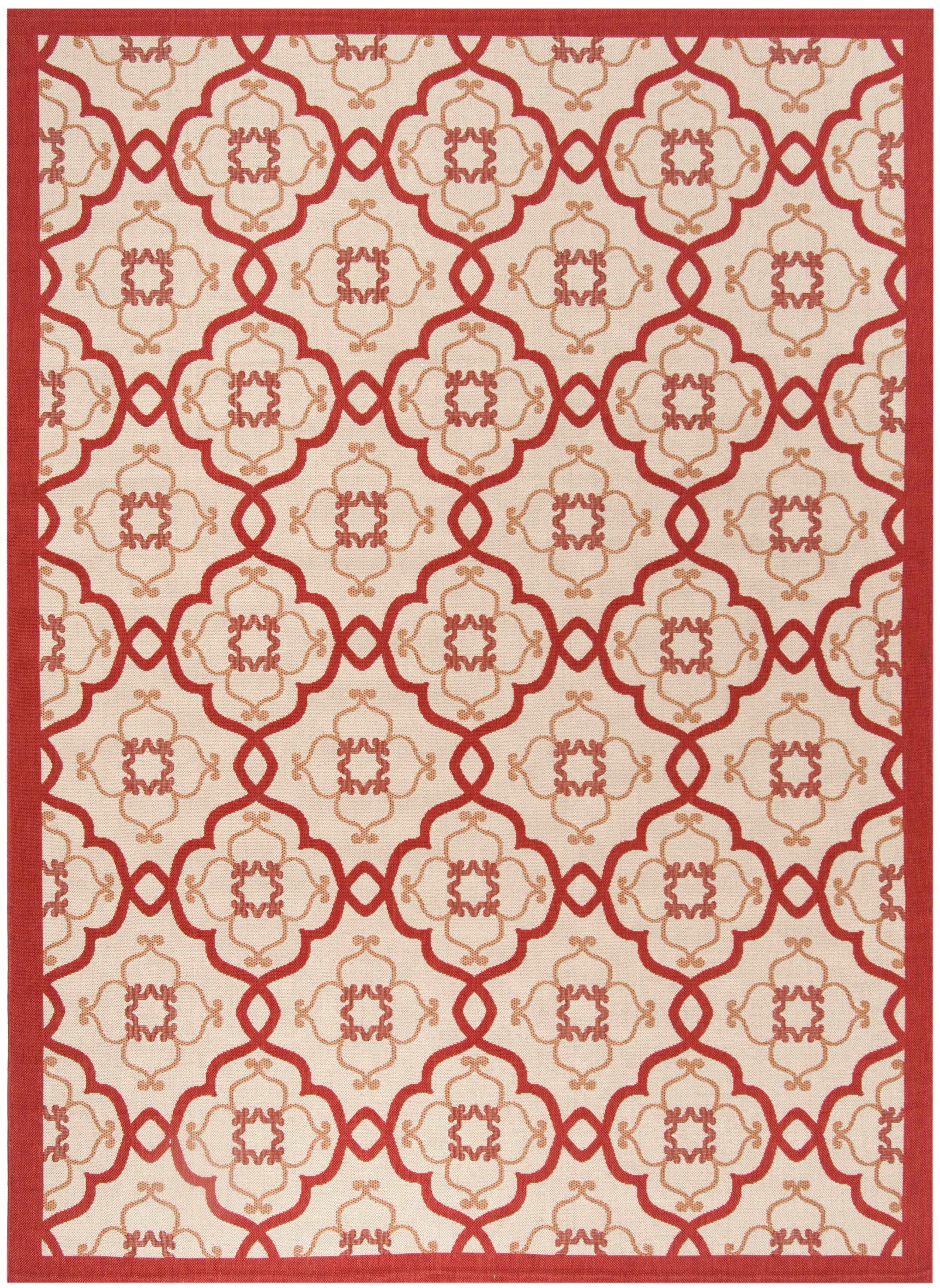 Martha Stewart MSR4262-238-8 Province 8 x 11 (ft) Loomed Polypropylene Bougainvillea Rectangular Indoor Abstract Coastal Area rug