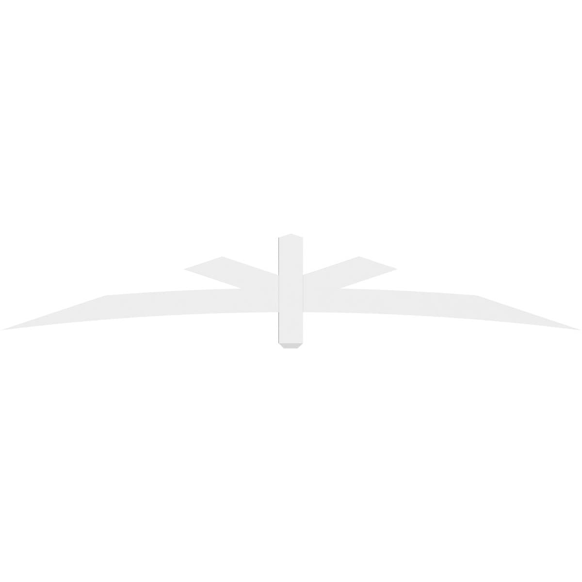 Ekena Millwork GBP096X16X0204ALB00 Exterior-Brackets-Braces - View #2