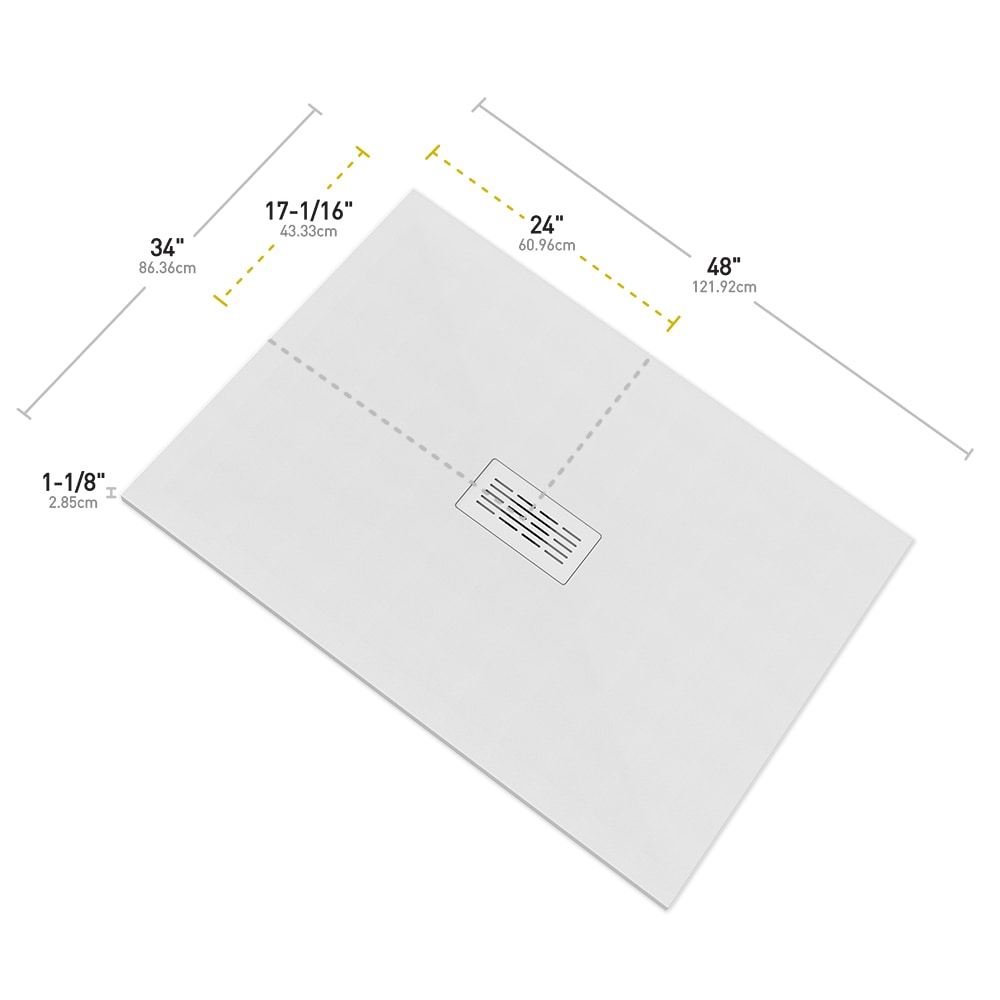 UpHome K1CP1S3448WHMOMO Alcove-Shower-Kit - View #5