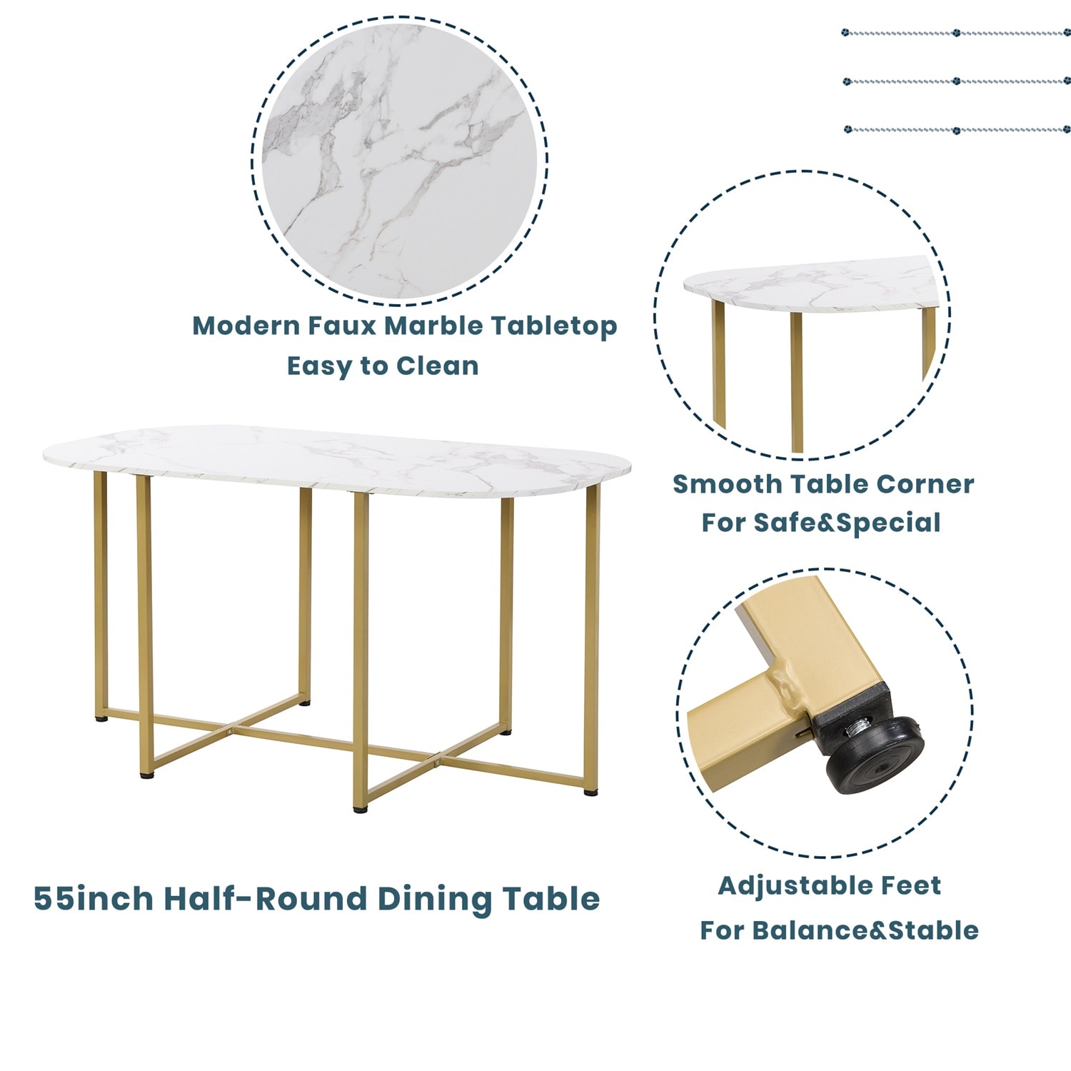Mondawe MD-TP17AAG Dining-Sets - View #3