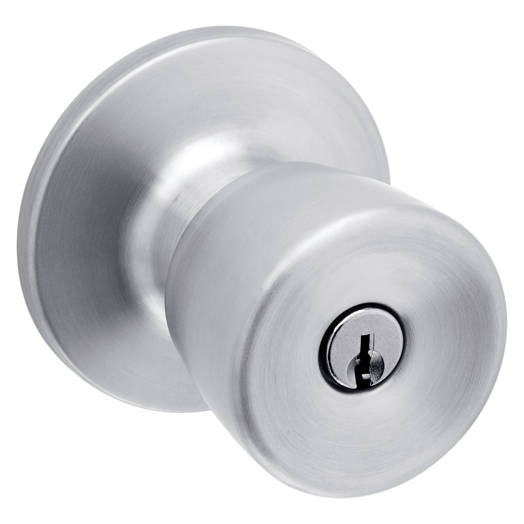 Tell Manufacturing KT2100 Empire Satin Stainless Steel Interior Keyed Entry Door  Knob in the Door Knobs department at