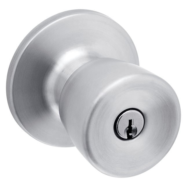 RELIABILT Gallo Stainless Steel Exterior Keyed Entry Door Knob in