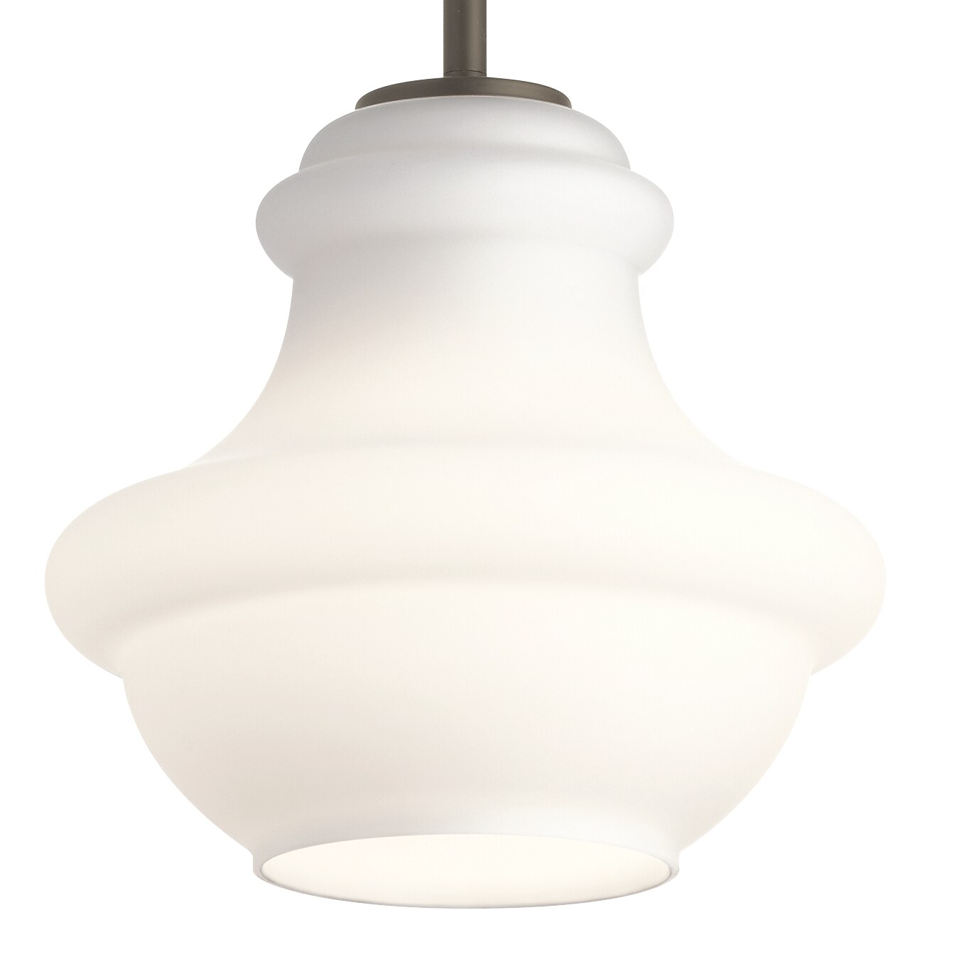 Everly 9.25" Clear Glass and Bronze Mini Pendant Light