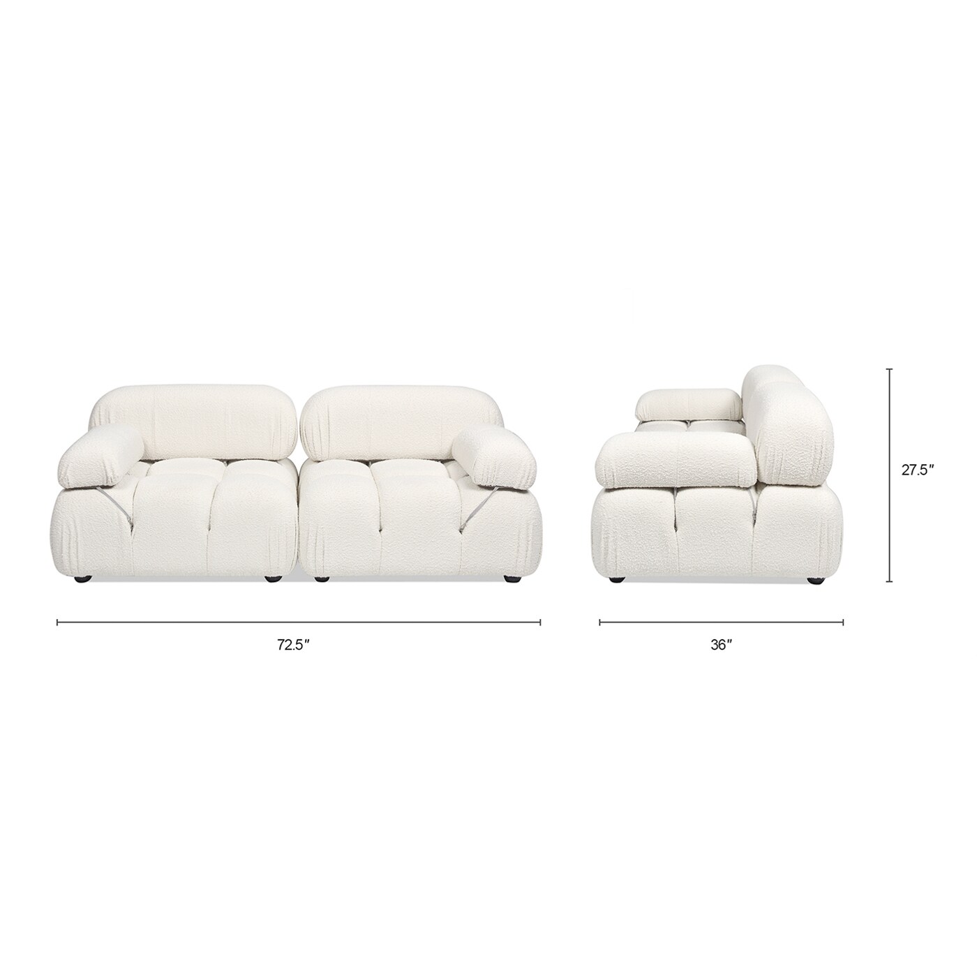 Jennifer Taylor Home 64260-2-MBW-MY Sofas-Loveseats - View #4