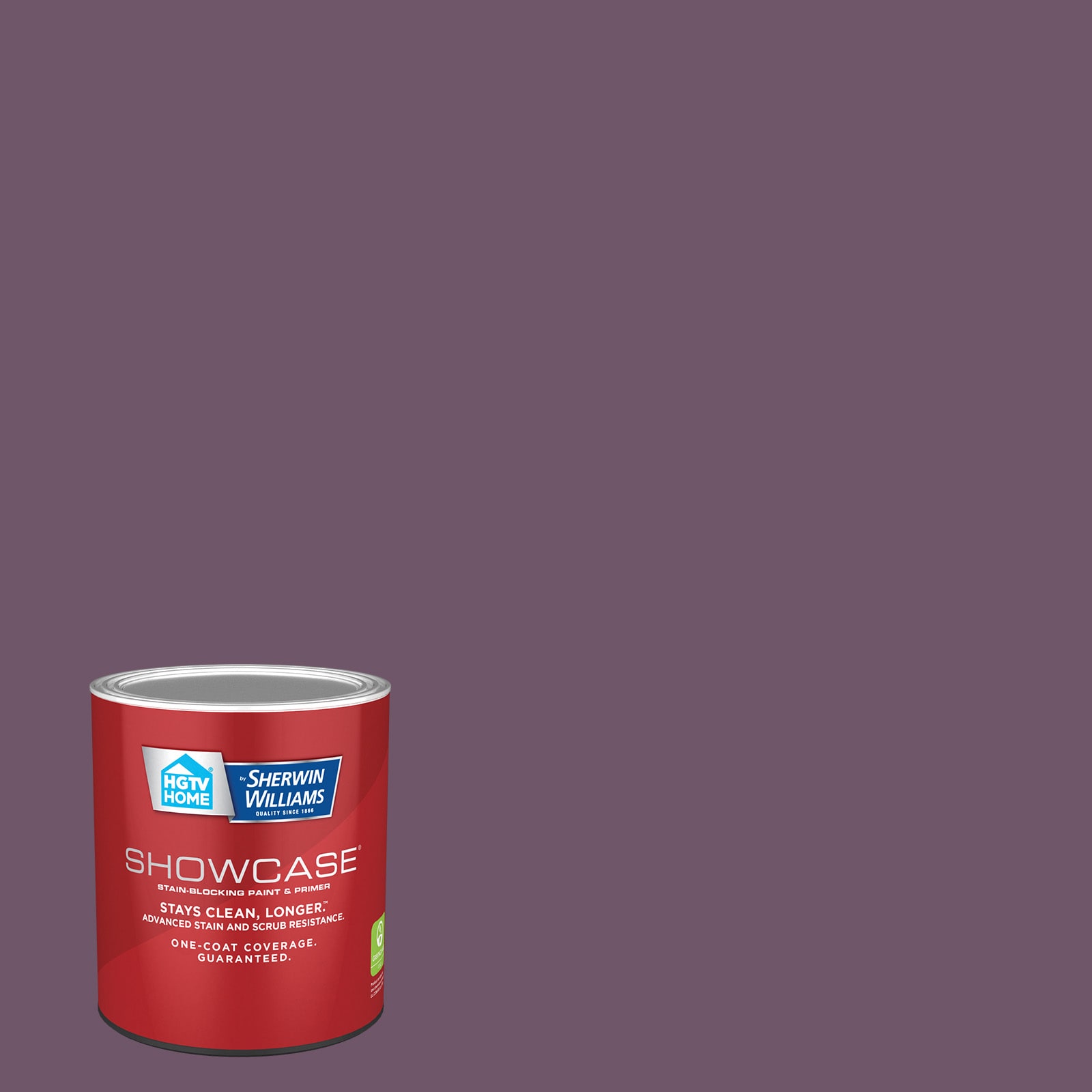 HGTV HOME by Sherwin-Williams 1004-5A-935221 Showcase Eggshell Purple Cloak 1004-5A Acrylic Interior Paint Paint + Primer ( 1-quart )