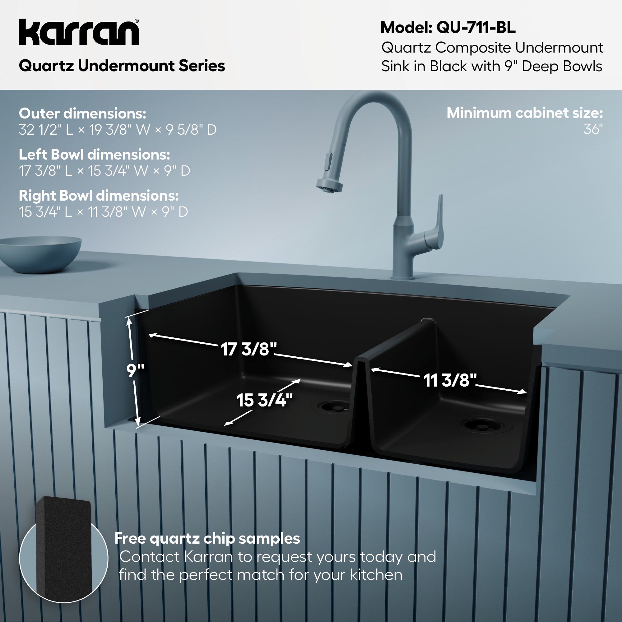 Karran QU-711-BL Kitchen-Sinks - View #7