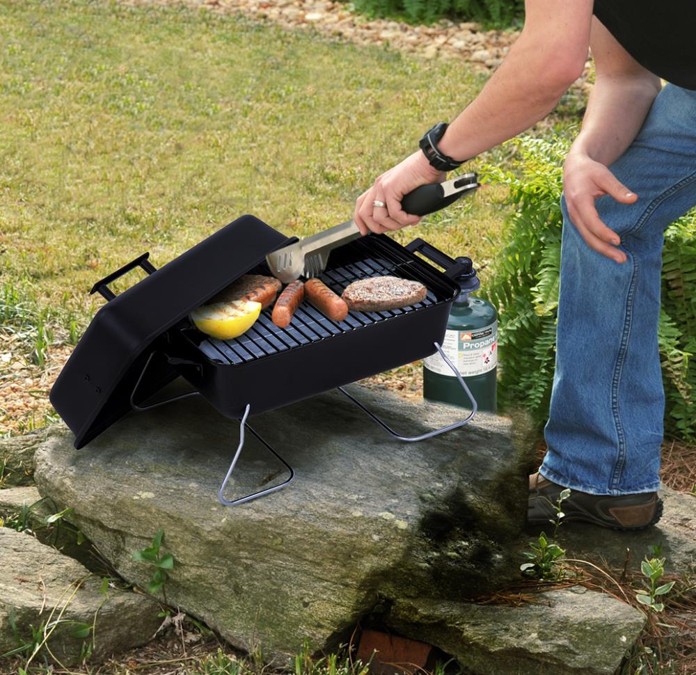 Char Broil 187 Sq in Black Portable Gas Grill in the Portable