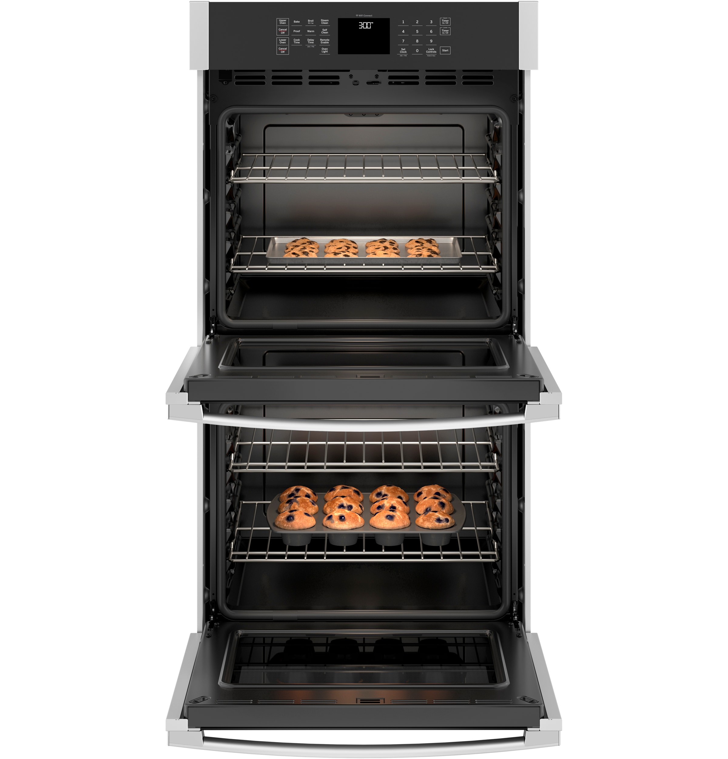 GE JKD3000SNSS Dwall-Elec-Oven - View #2