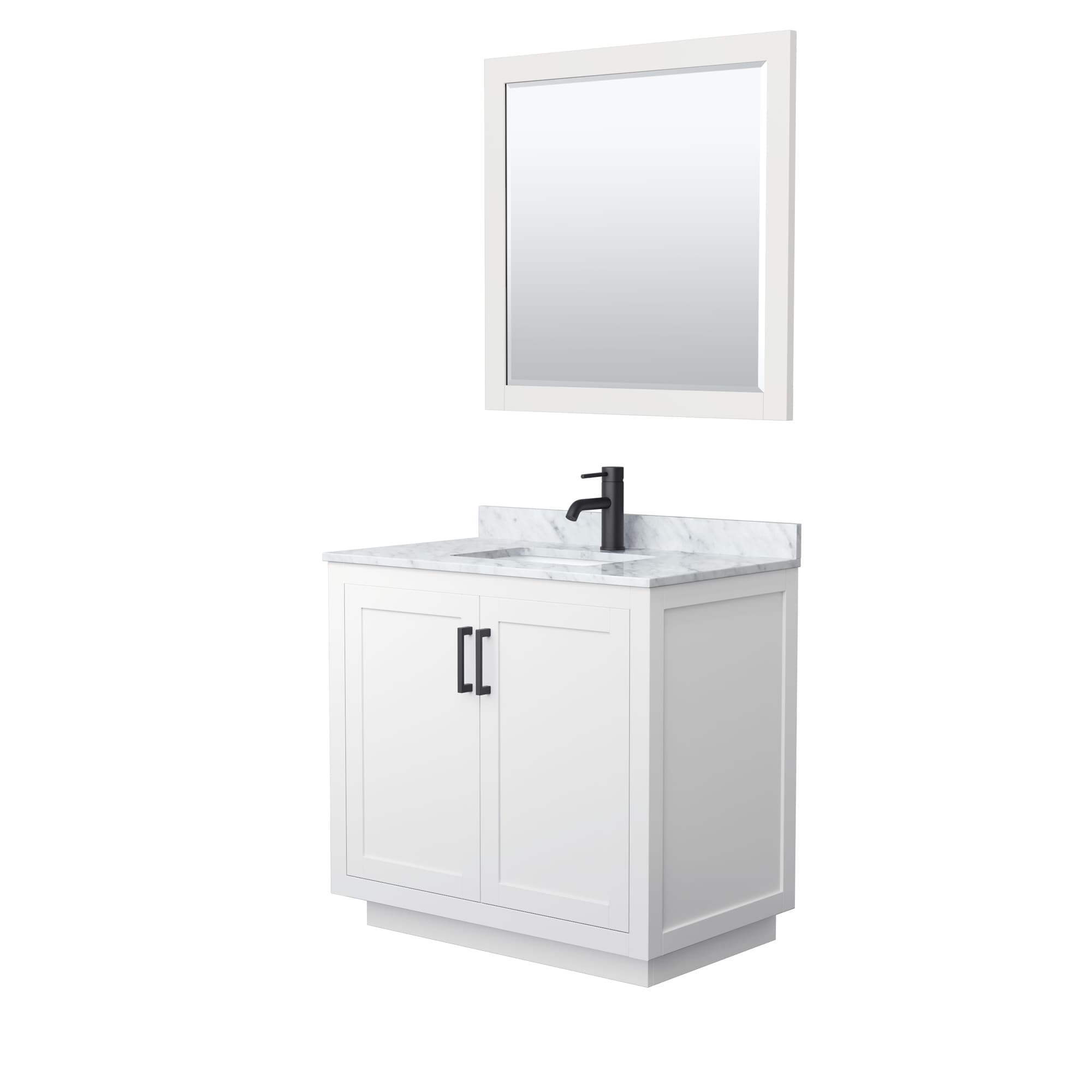 Wyndham Collection WCF292936SWBCMUNSM34 Bath-Vanity-Combo - View #2