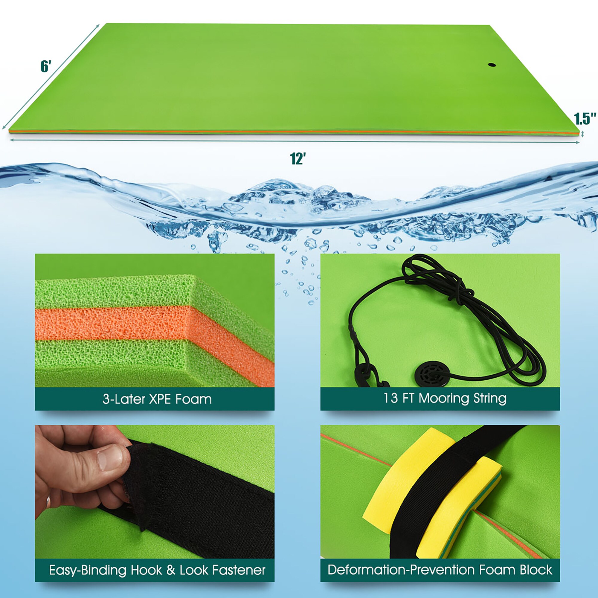Costway CSHY005507 Pool-Toys-Floats - View #7
