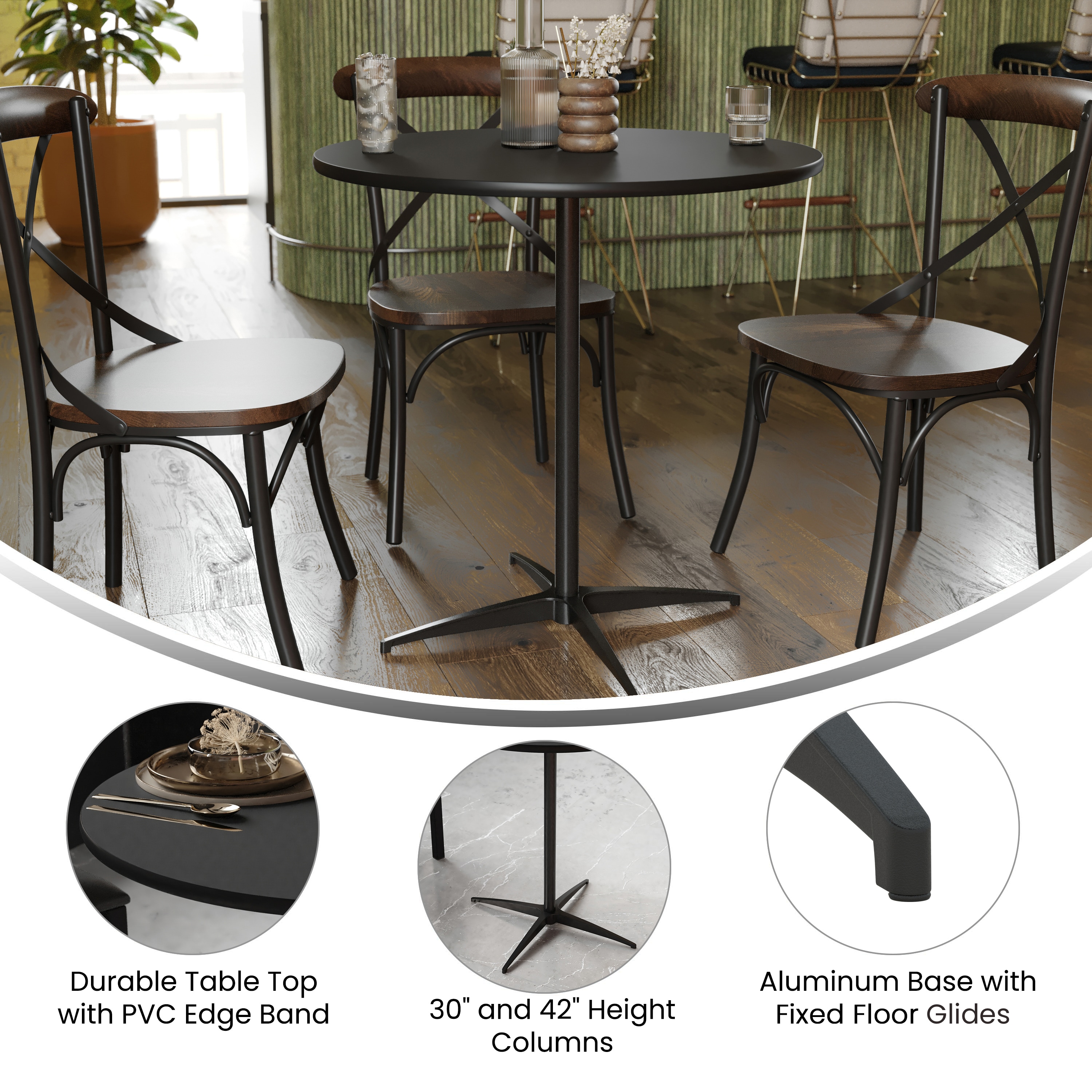 Flash Furniture 196861118678 Dining-Tables - View #3