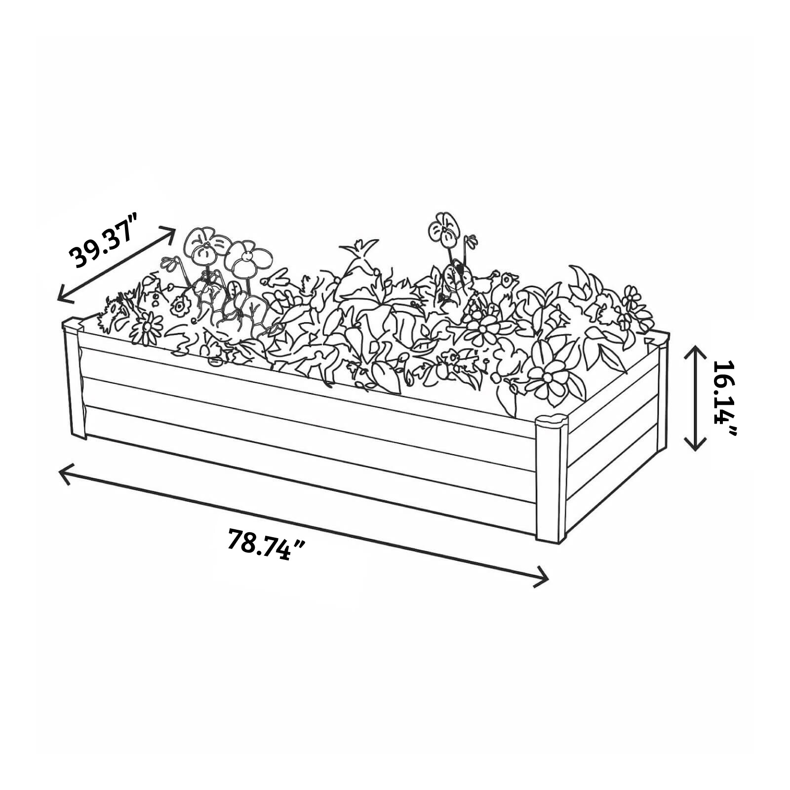 The Organic Garden Co. AB1307 Raised-Garden-Beds - View #8