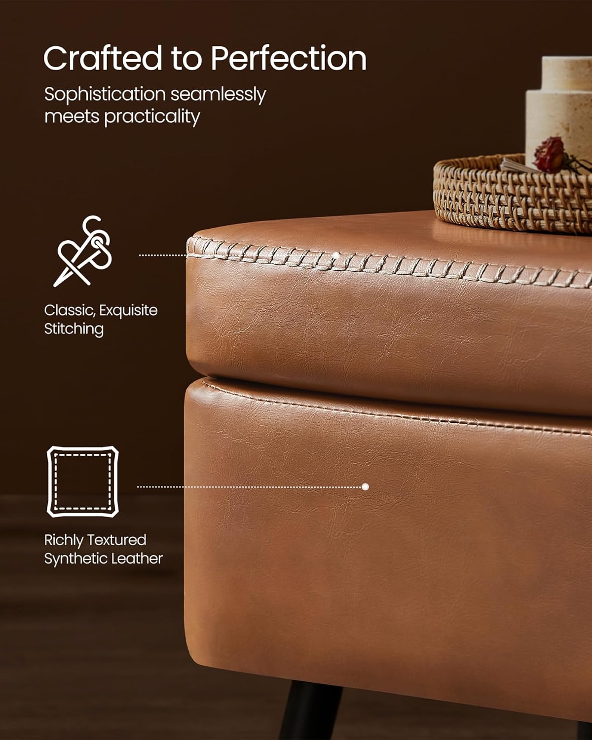 SONGMICS HOME LOM074K01 Indoor-Ottomans - View #5