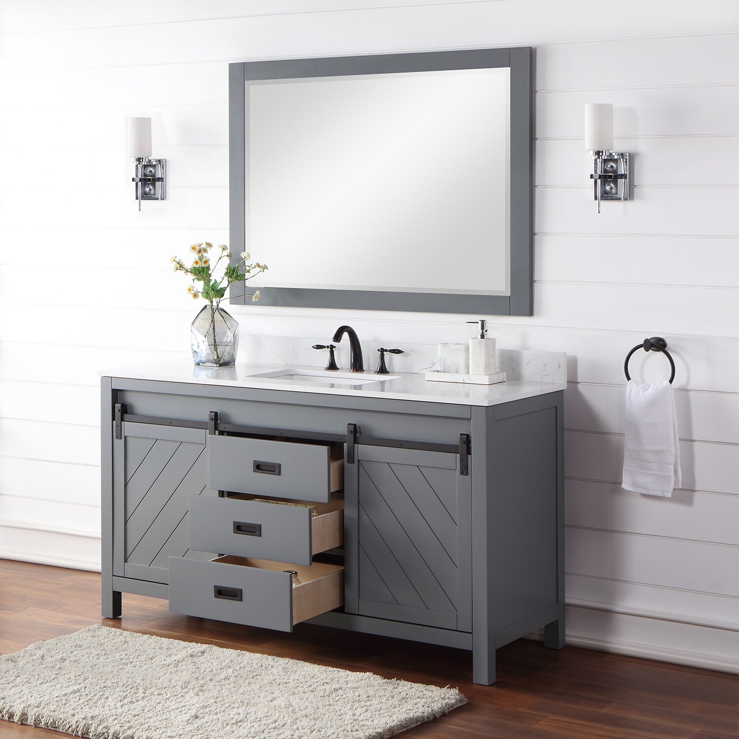 Altair 536060S-GR-AW Bath-Vanity-Combo - View #7