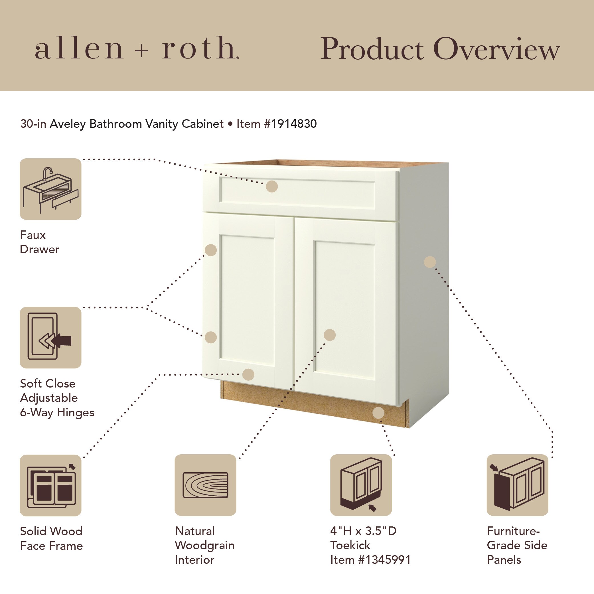 allen + roth 55310AV vanities - View #7
