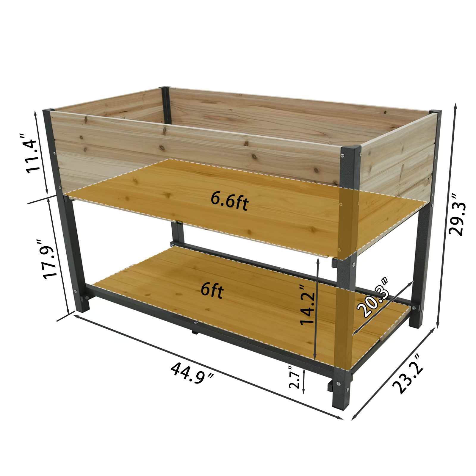 AHIOU HOME ZAAHG-P176217GB Raised-Planter-Boxes - View #7