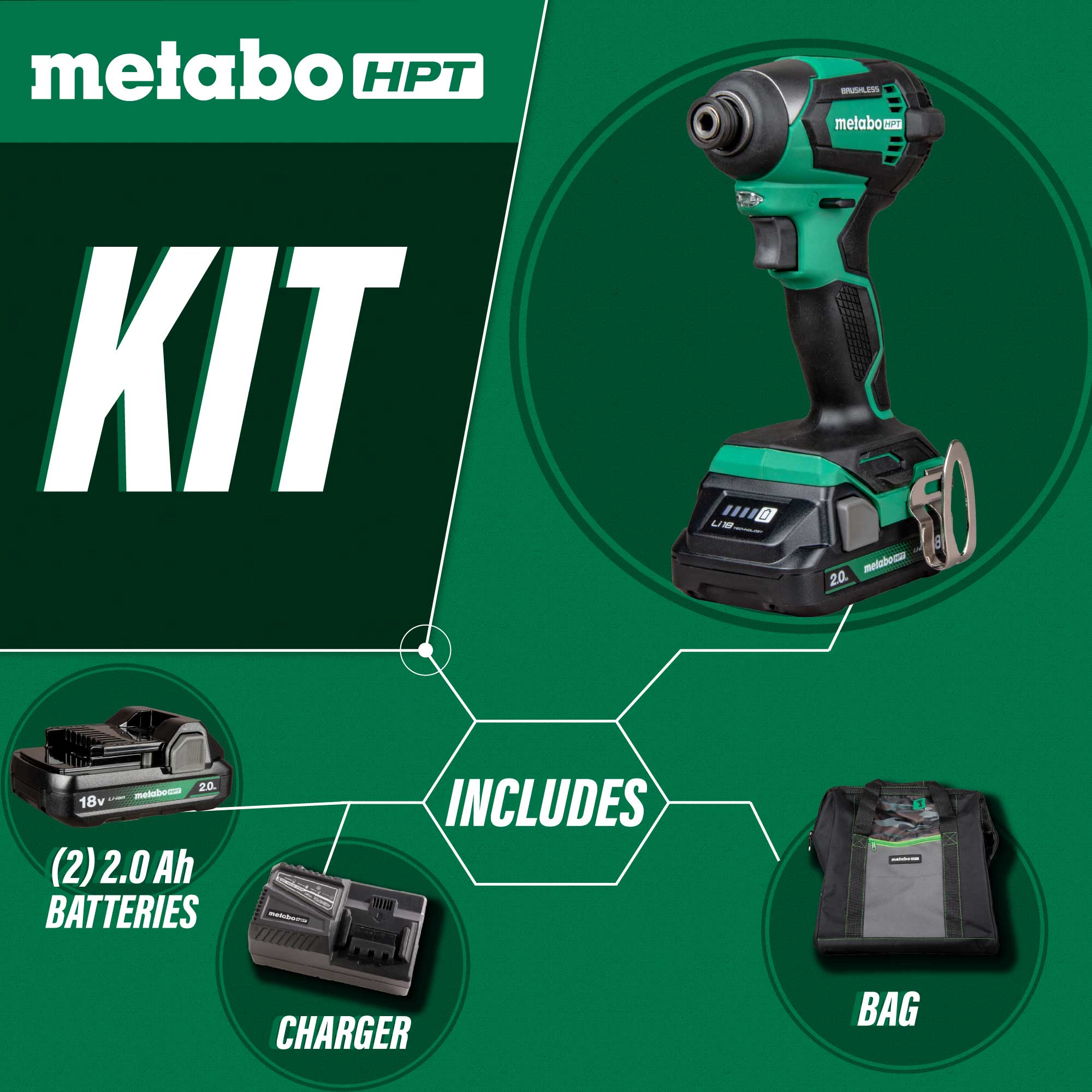 Metabo HPT WH18DEXM Cordless-Impact-Drivers - View #3