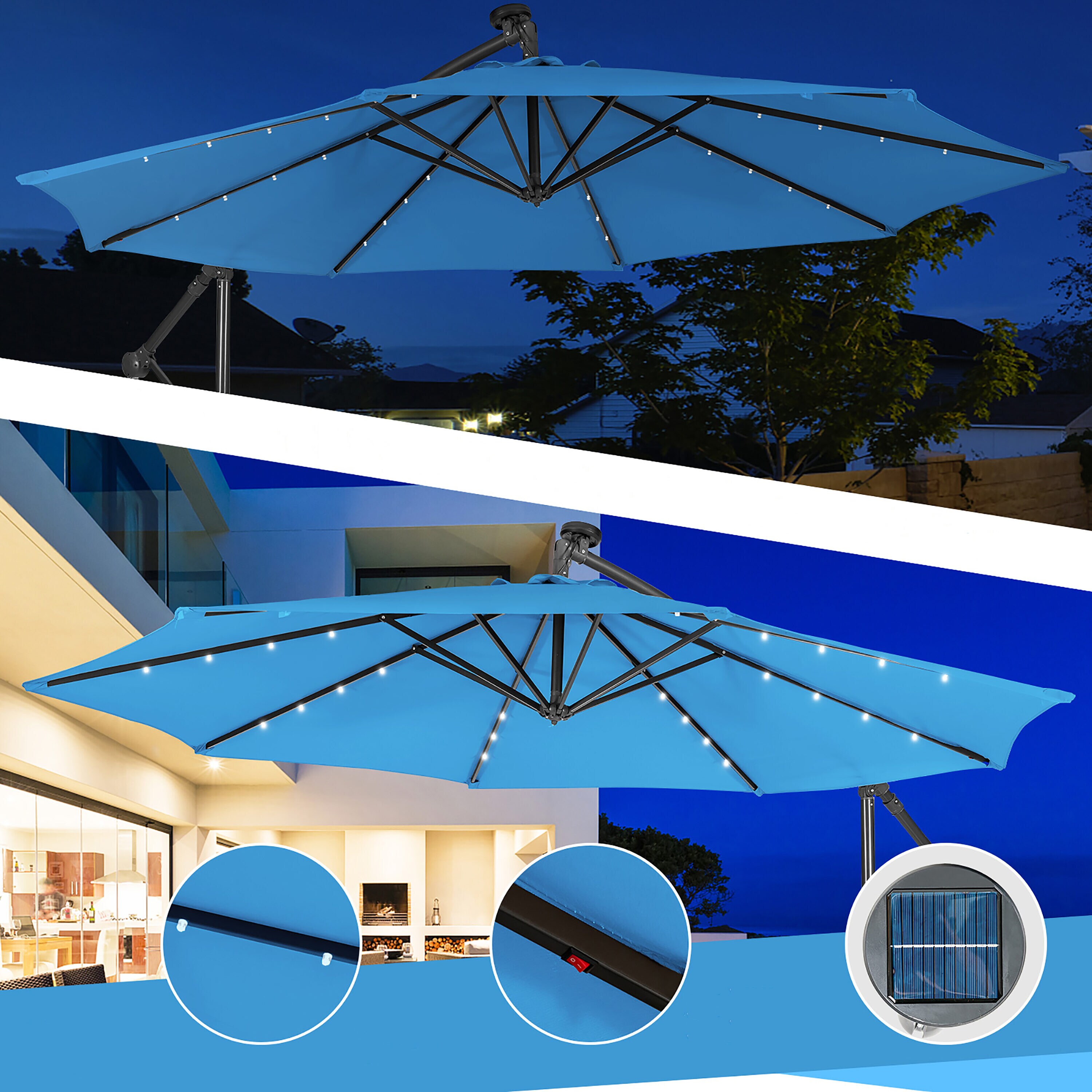 Costway NP10194LS Umbrellas-2 - View #4