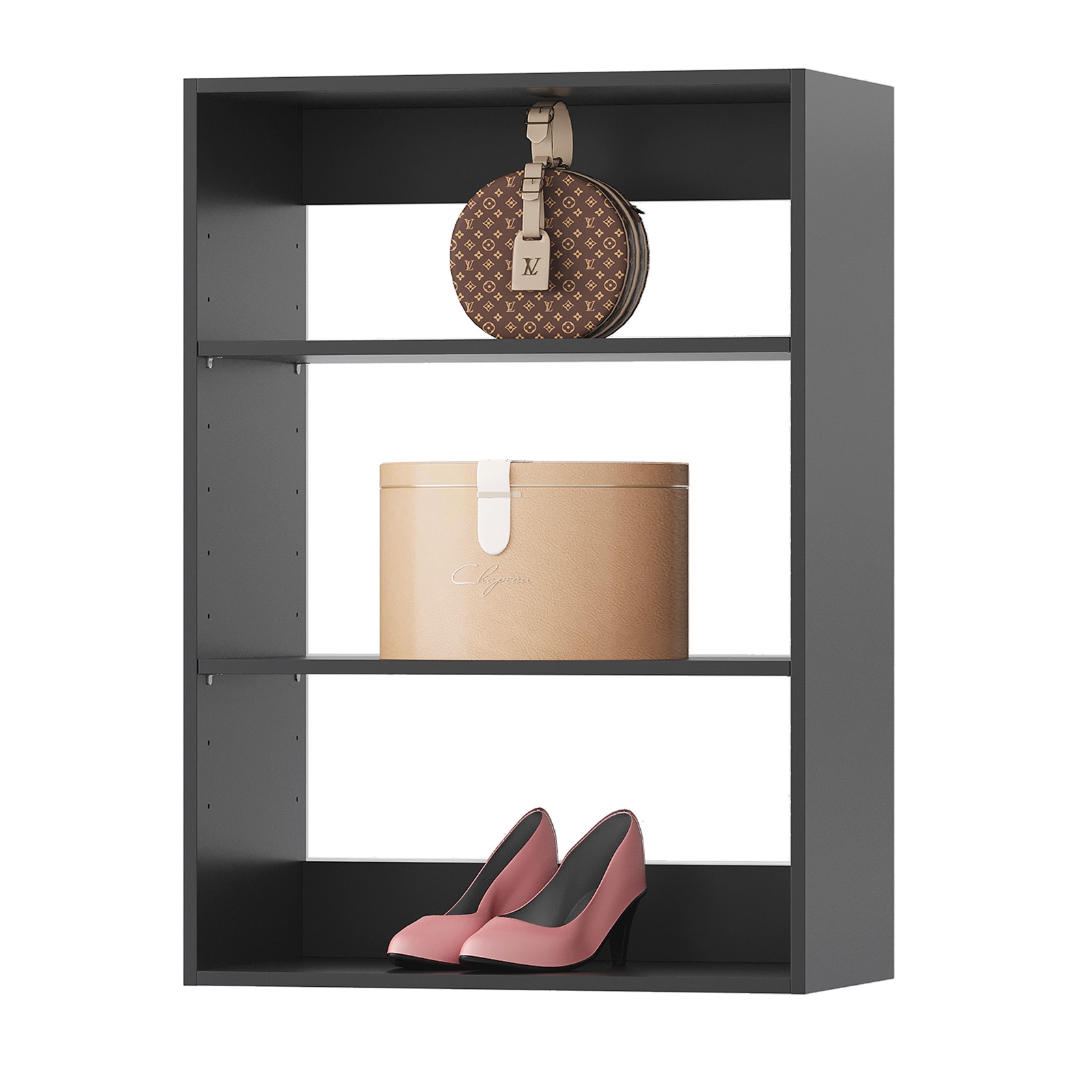 LOVMOR SF-Y-YMG04-26-B Wood-Closet-Shelves - View #2