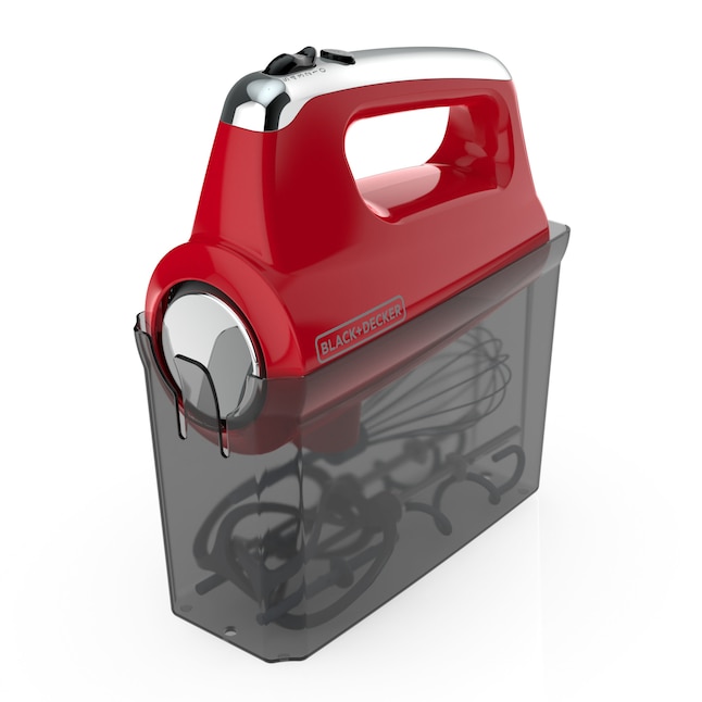 Black & Decker 5-Speed Red Helix Performance Premium Hand Mixer