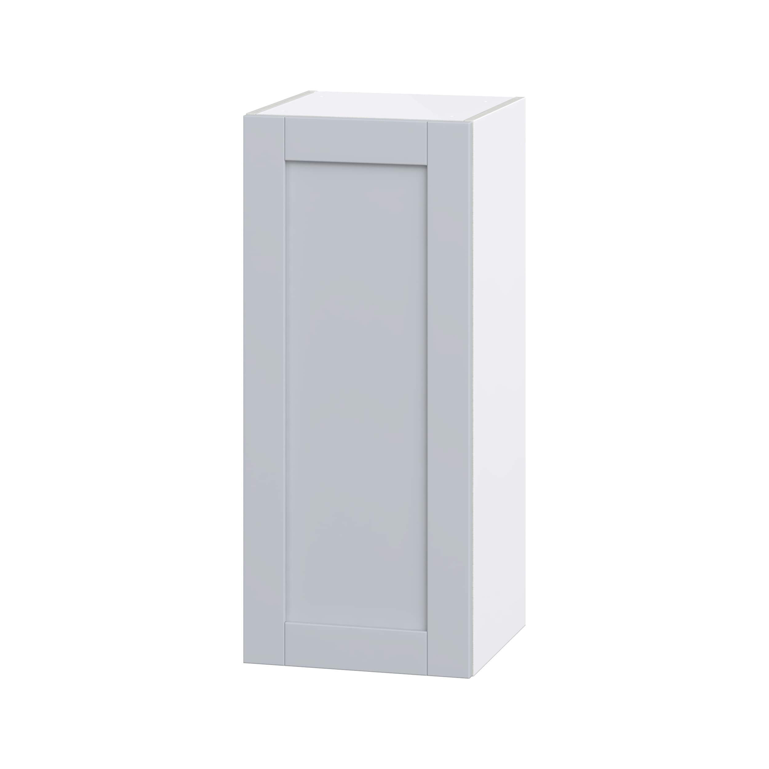 Hugo&Borg DSW1535(L/R)-CH Charlesberg 15-in W x 35-in H x 14-in D Light Gray Wall Fully assembled Cabinet (Flat Panel Shaker)