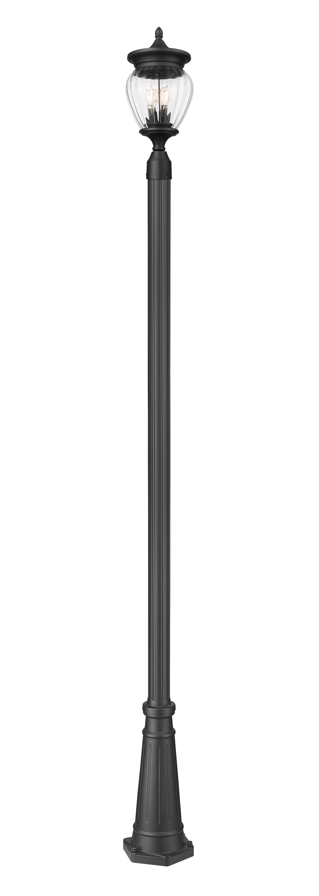 Z-Lite 5016PHMR-519P-BK Complete-Post-Lights - View #5