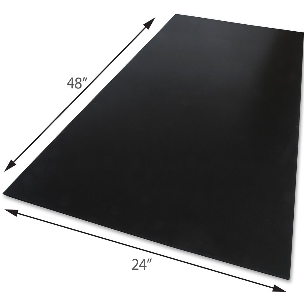 Palight Black Foam PVC Sheet (Actual: 24-in x 48-in) in the Foam PVC Sheets  department at