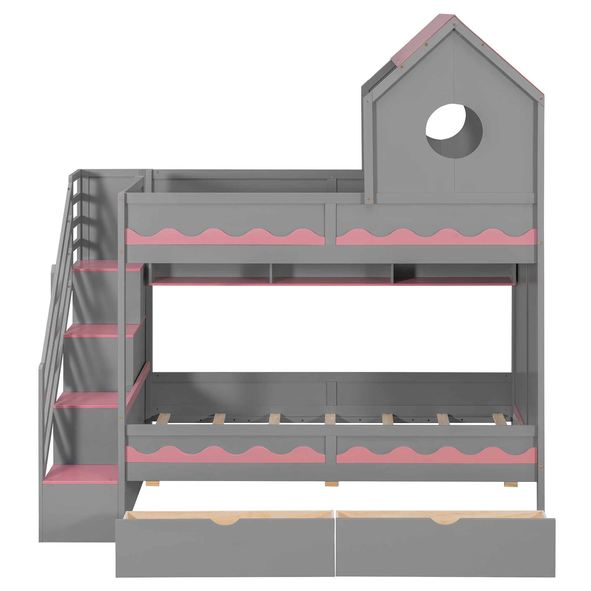 LUXEYARD DS-M-BAC04823 Bunk-Beds - View #4