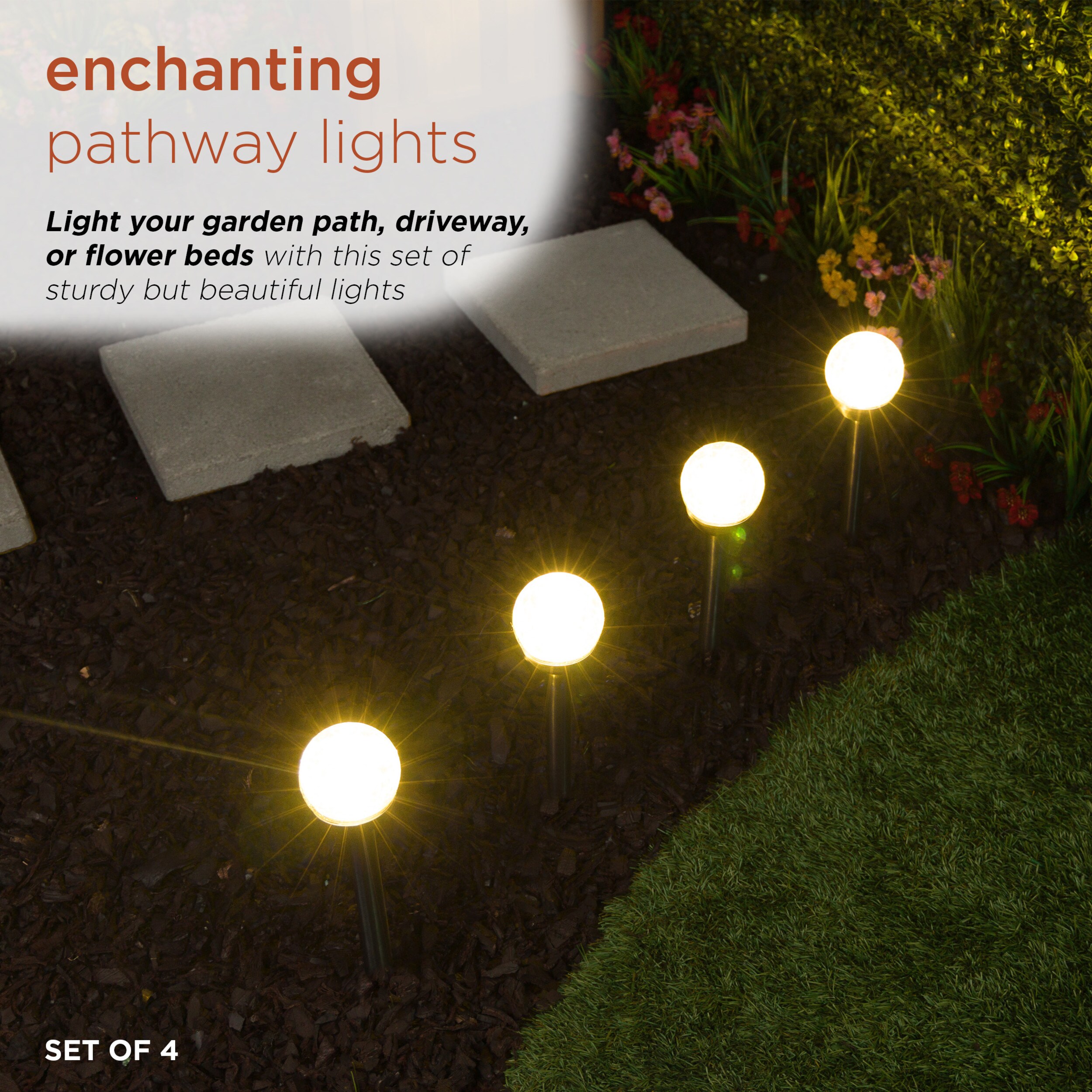 Alpine Corporation LBM218SLR-CC-S-4 Path-Lights - View #7