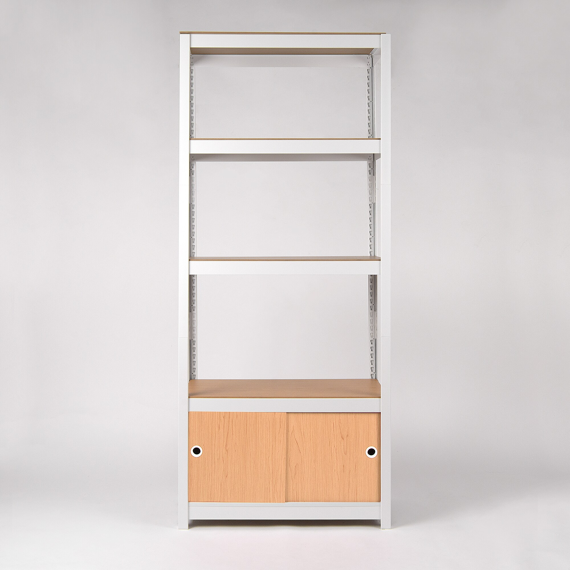 Best Home Fashion KEP-5S1D-80195-WH-CL Free-Standing-Shelving - View #2