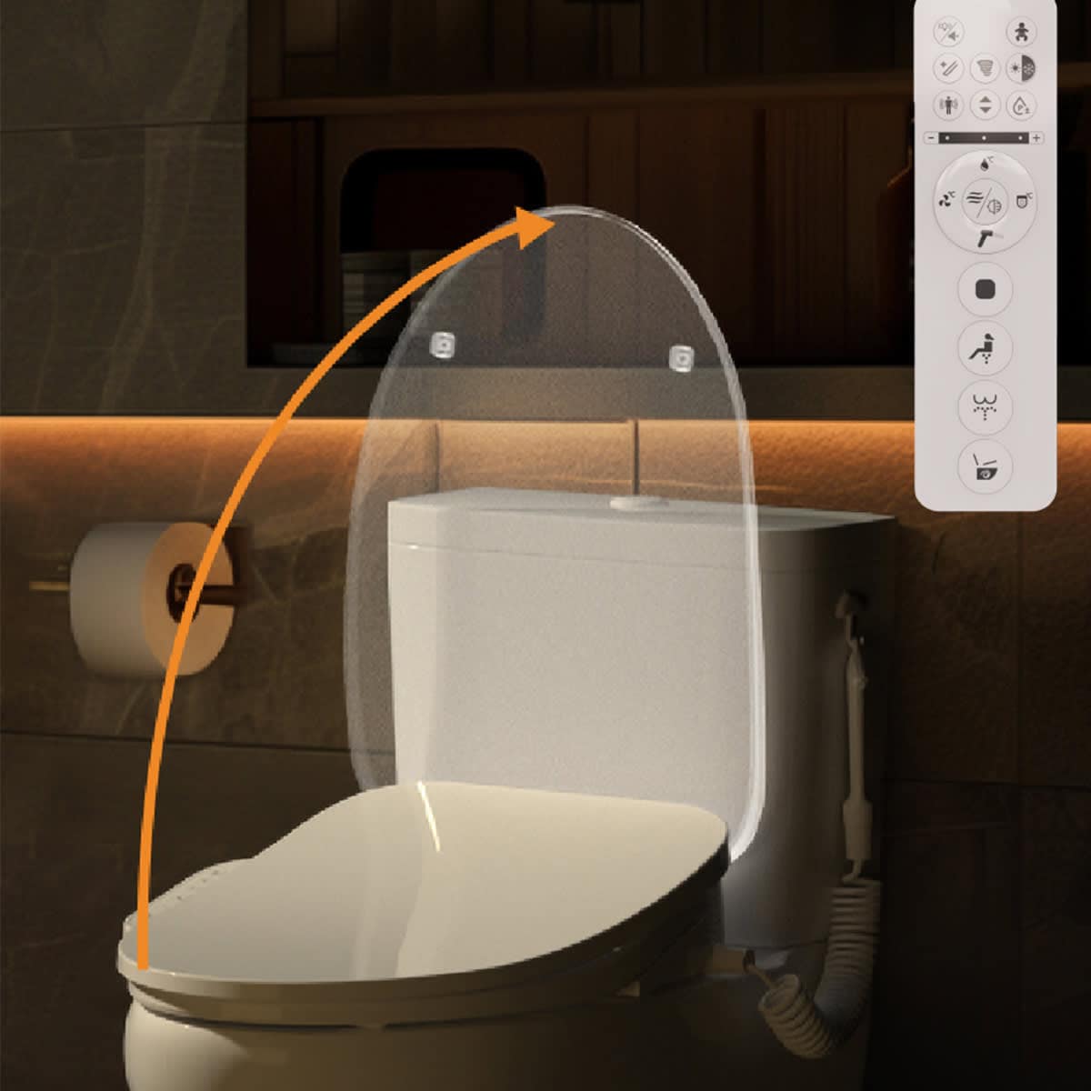 Bestier USLOW-S300152A-02 Bidet-Toilet-Seats - View #4