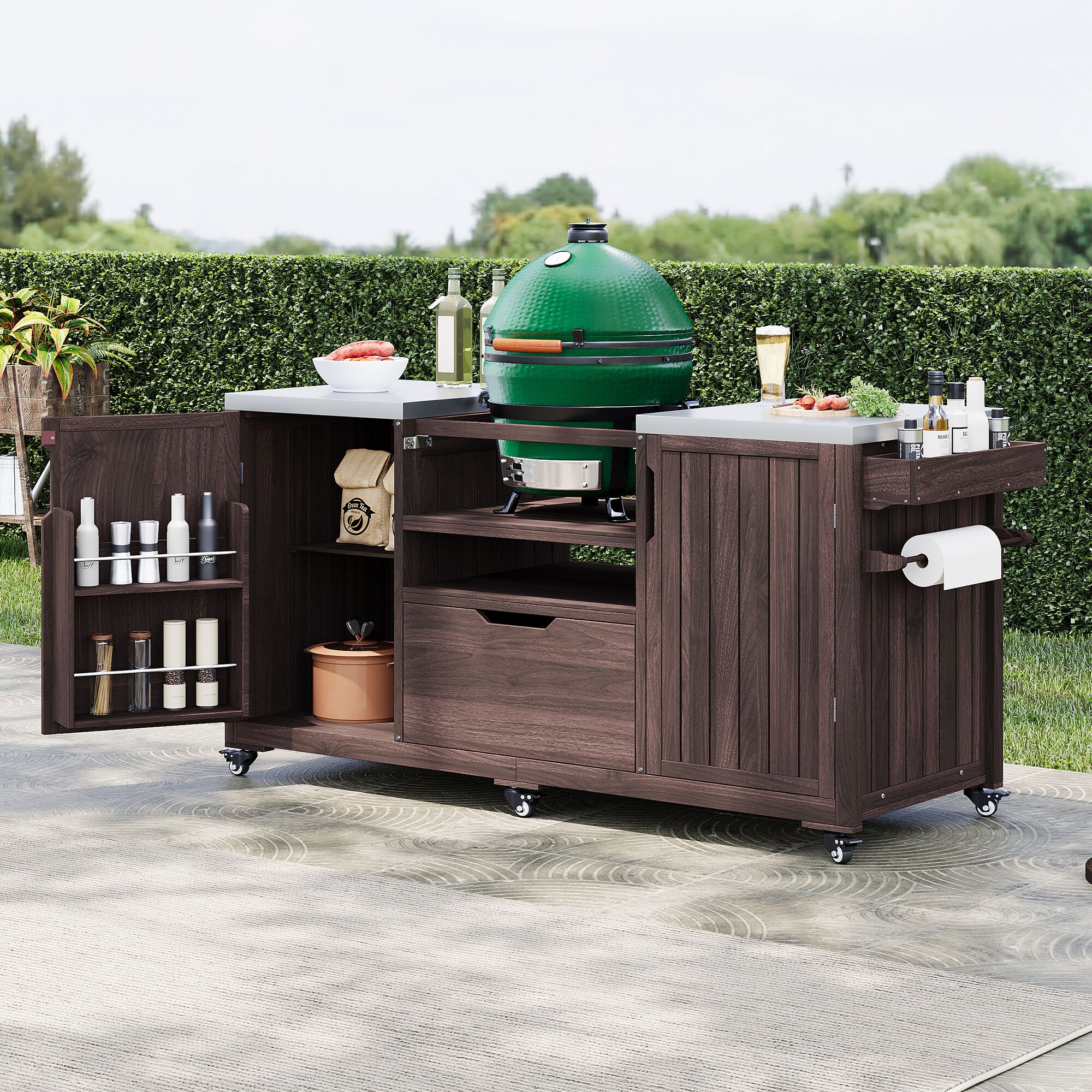 Siavonce XH250629Z Grill-Carts-Grill-Stands - View #4