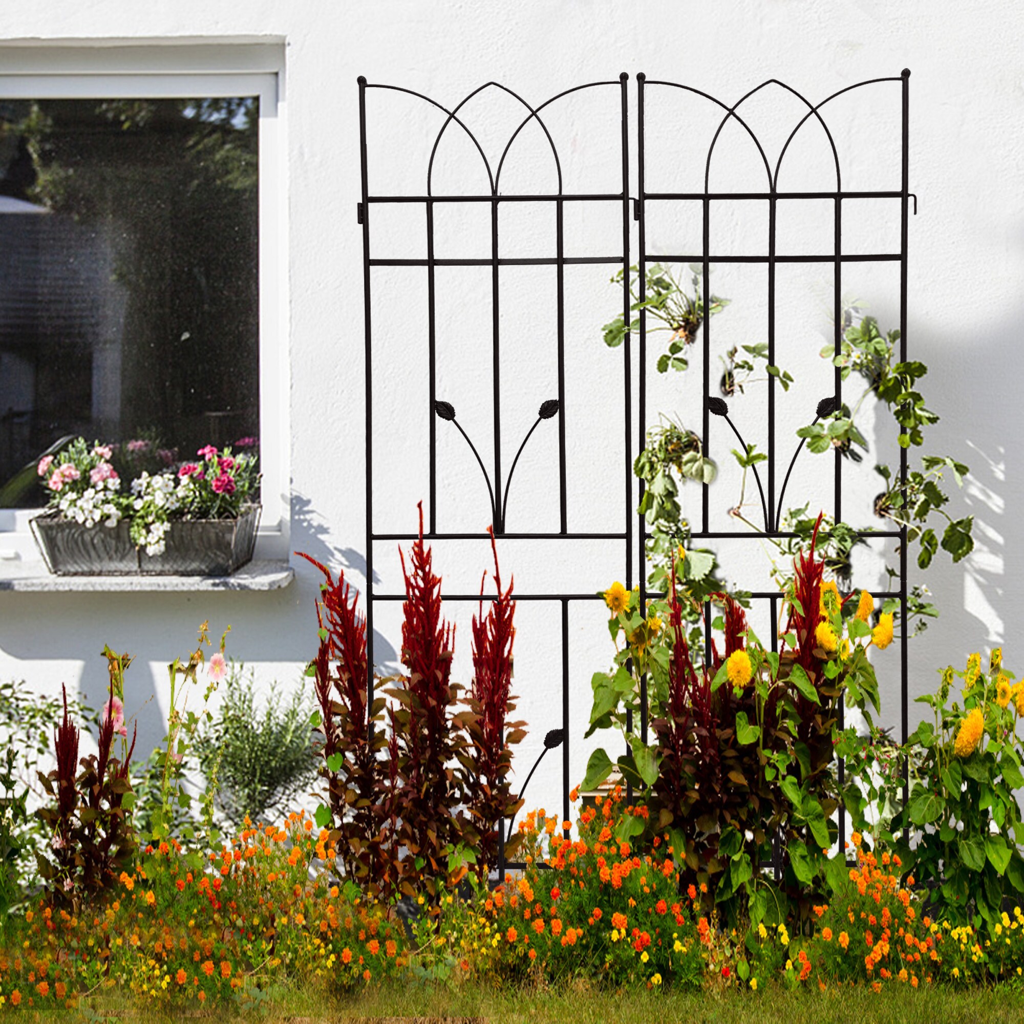 WELLFOR CHY-GC038RE Garden-Trellis - View #3